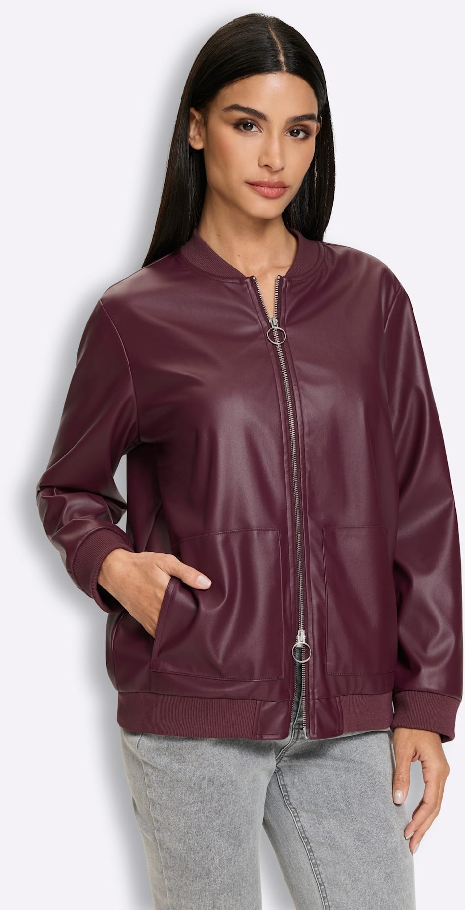 heine Lederimitatjacke