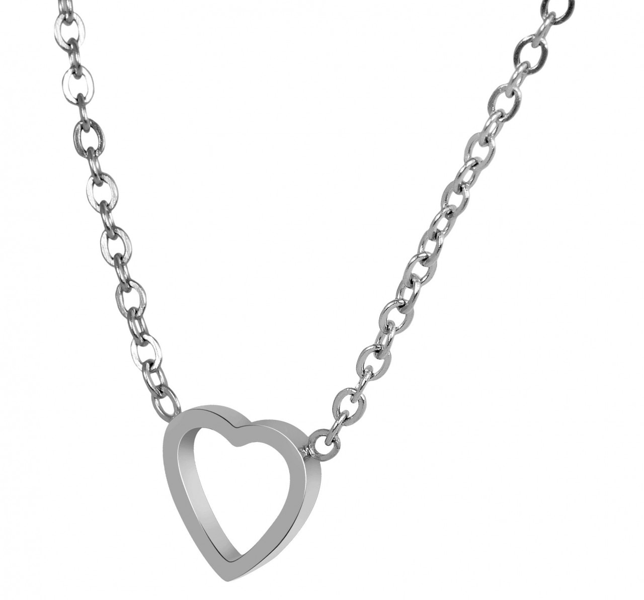 Adelia´s Kette mit Anhänger »Adelia's Damen Edelstahl Ankerkette Halskette mit Anhänger Herz«