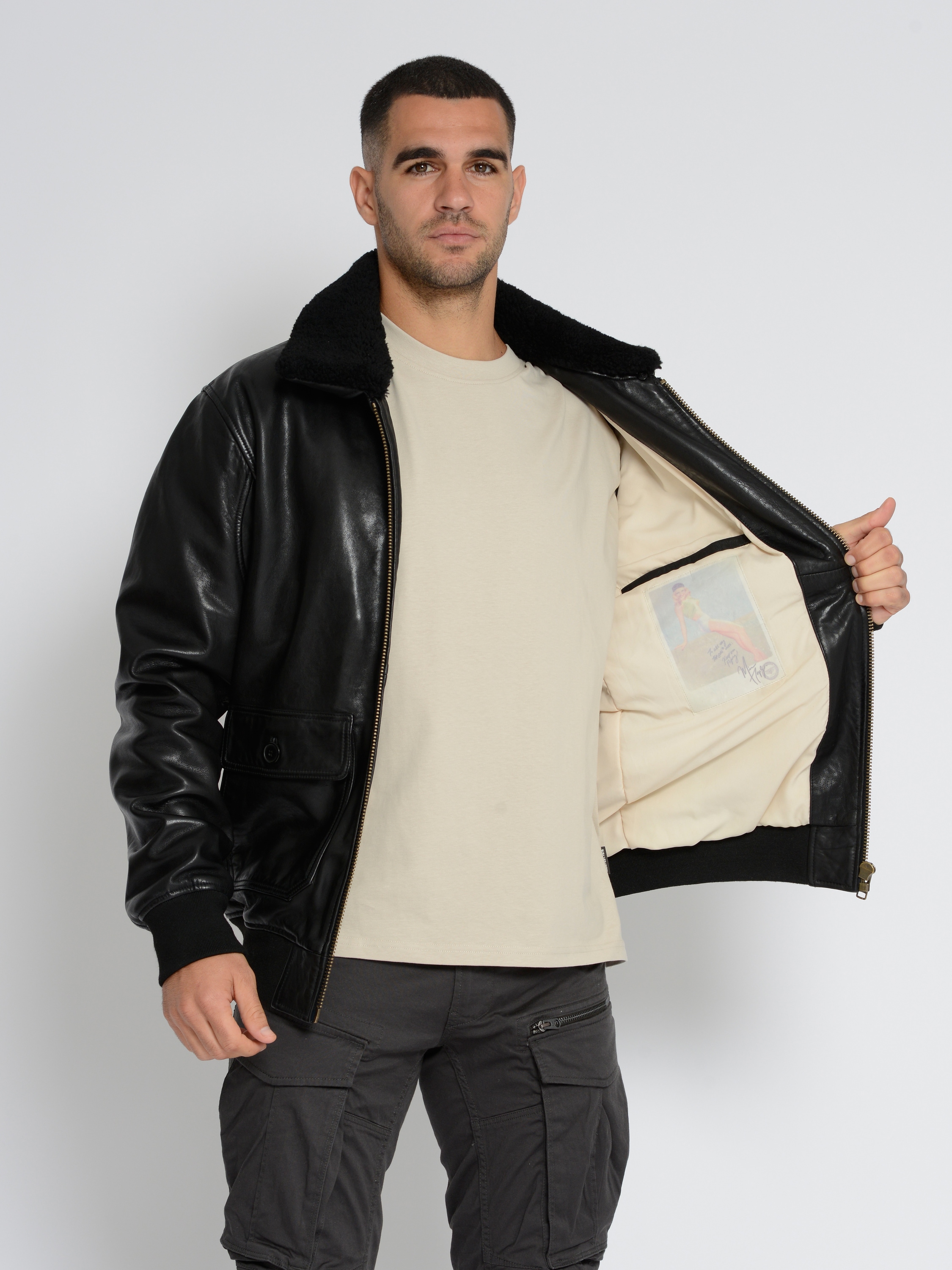 TOP GUN Lederjacke »Lederjacke TG2023002«