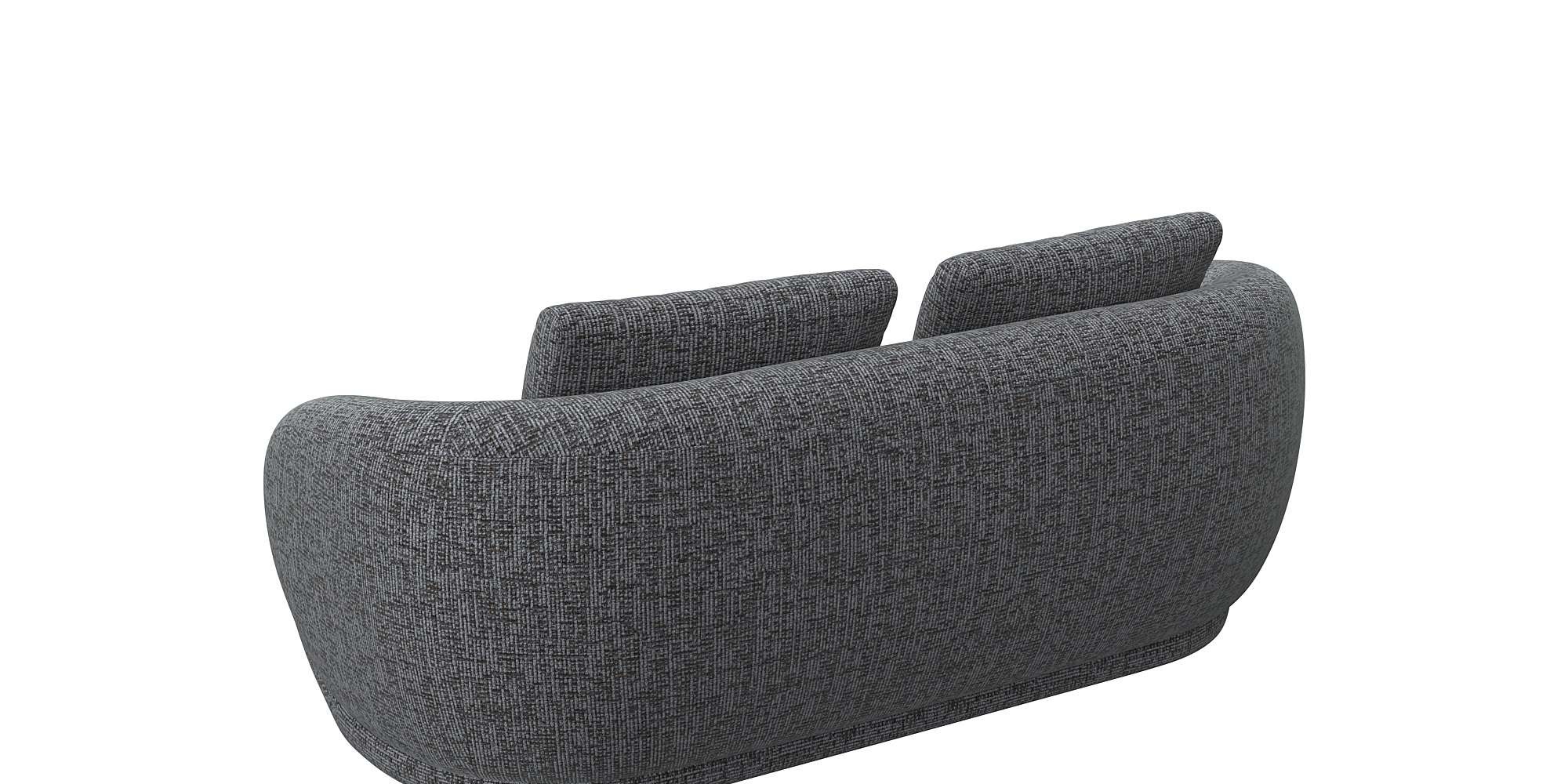 FLEXLUX 2,5-Sitzer »Torino, rund, Couch, Loveseat,«, Modernes, organisches Sofa-Design, Kaltschaum, Wellenunterfederung