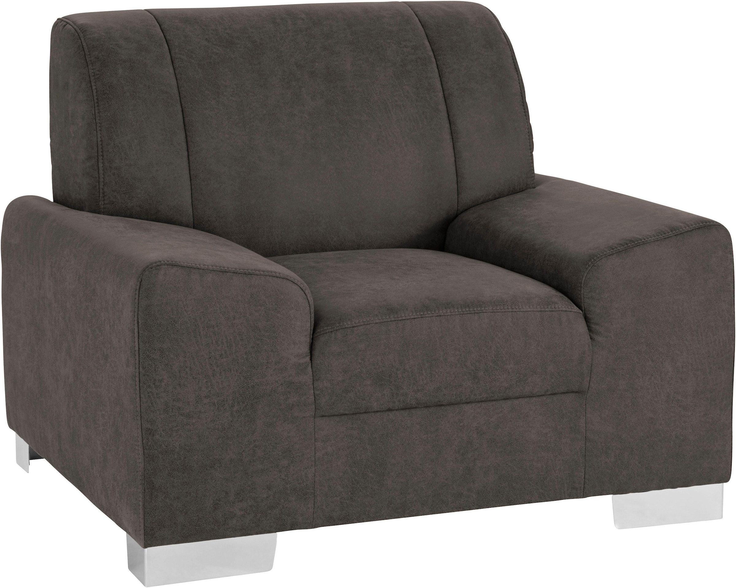 DOMO collection Sessel "Anzio" wahlweise mit Federkern