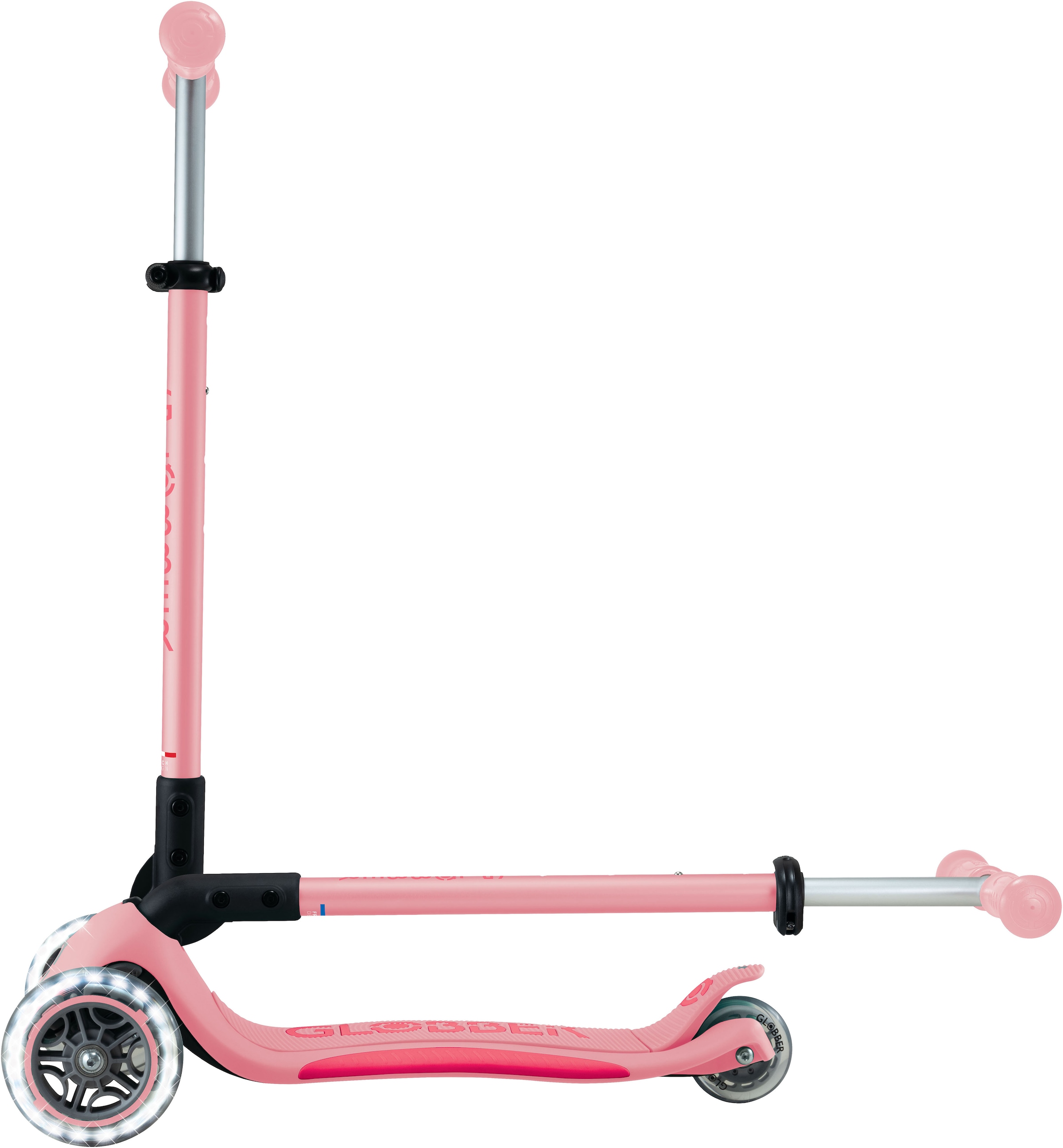 Globber Tretroller »ELITE LIGHTS, mit Leuchtrollen«