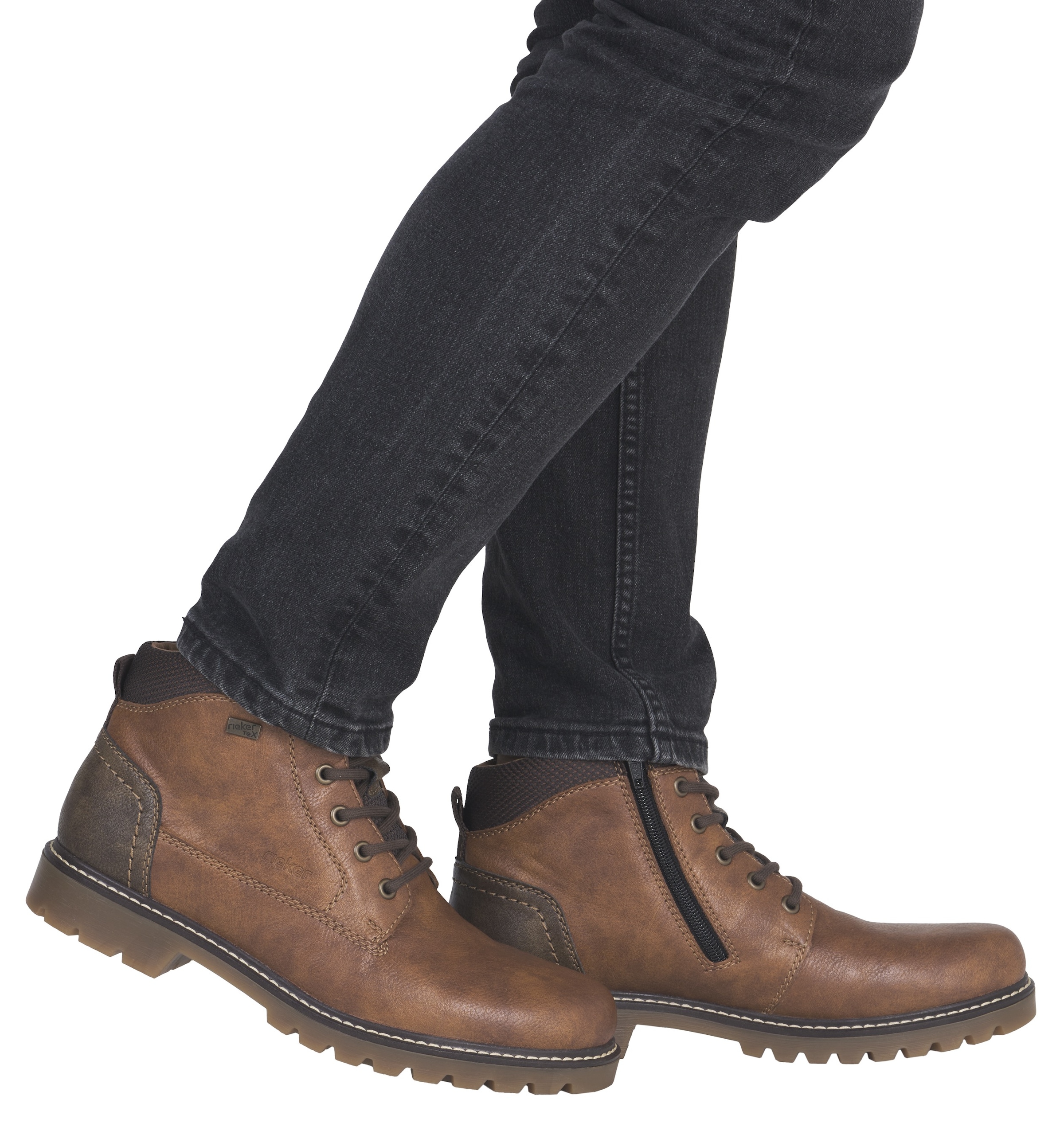 Rieker Winterstiefelette  , Workerboots, Schnürboots, Trekkingstiefel mit riekerTEX-Membran