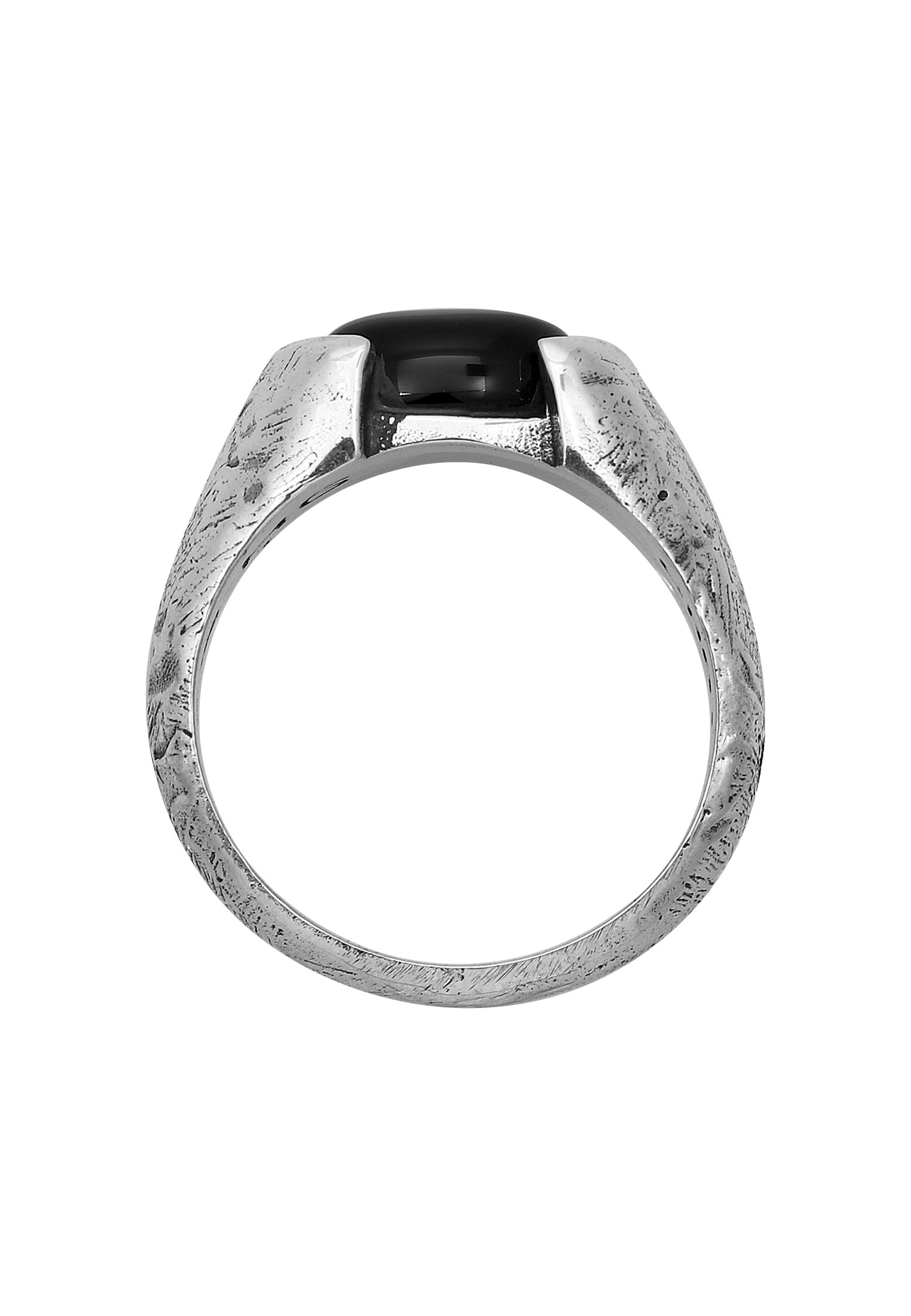 HAZE & GLORY Silberring »Ring Liberty - Schwarzer Onyx 925 Silber«