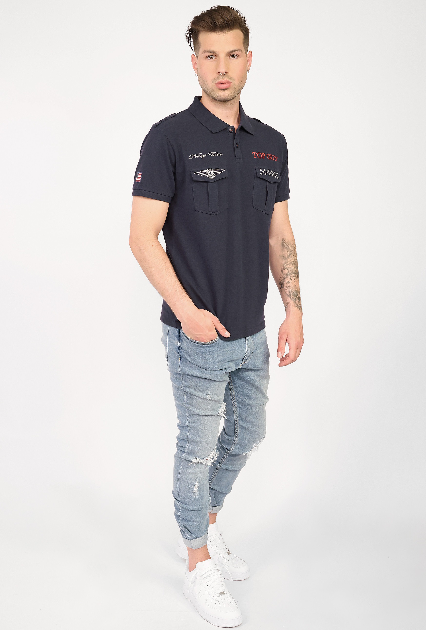 TOP GUN Poloshirt »Polo Shirt TG20213003«
