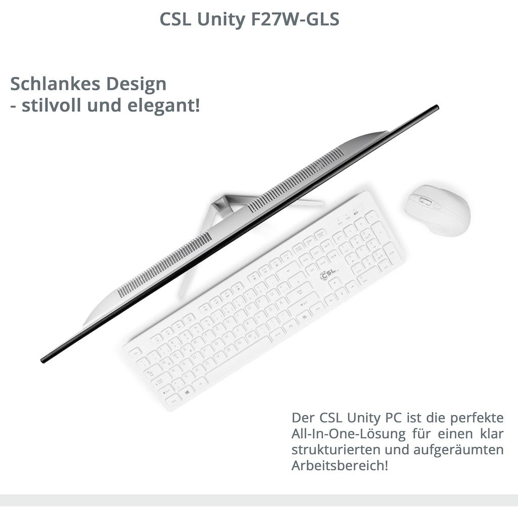 CSL All-in-One PC »Unity F27-GLS mit Windows 10 Pro«