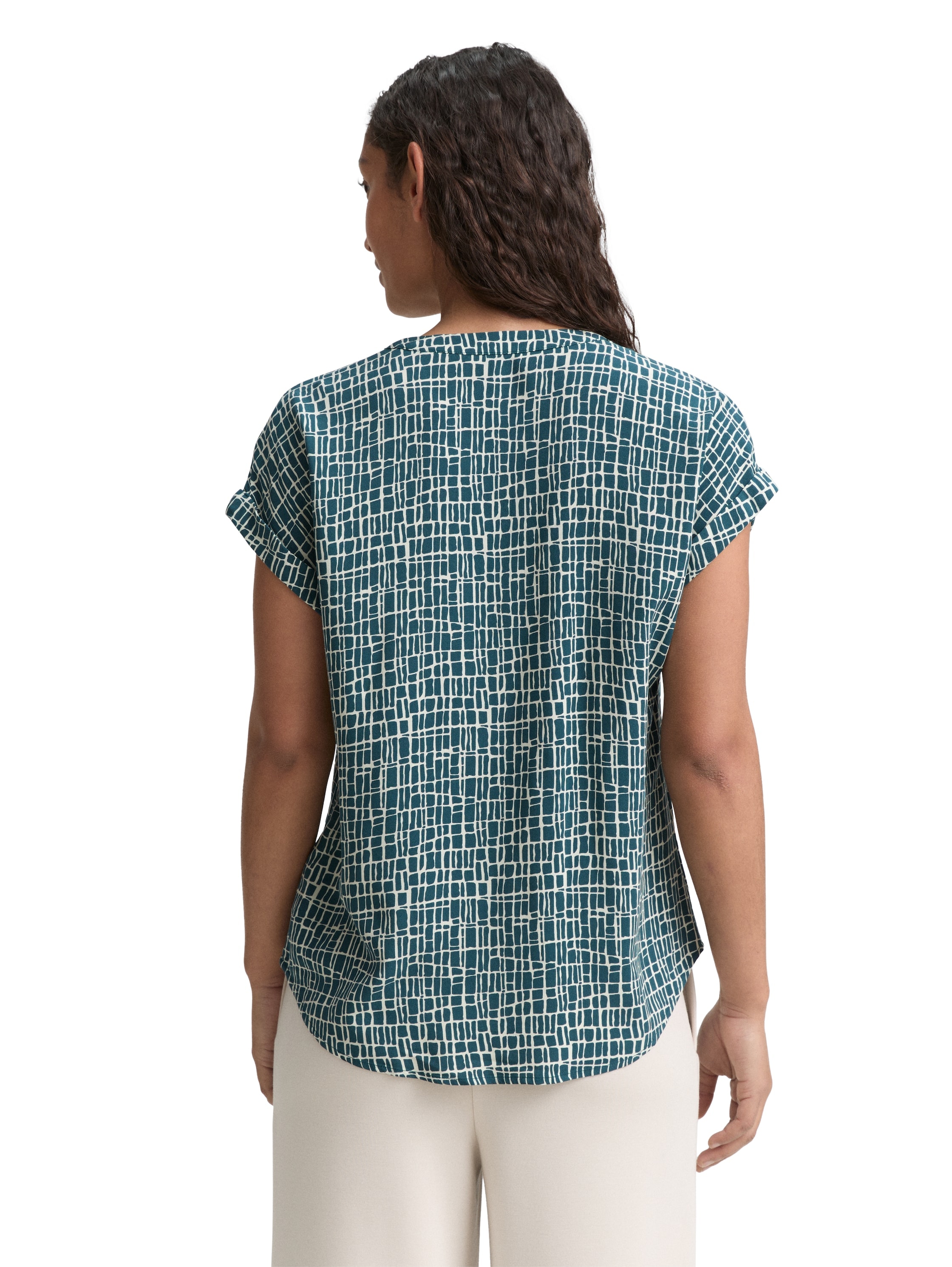 TOM TAILOR Kurzarmbluse, im Loose Fit