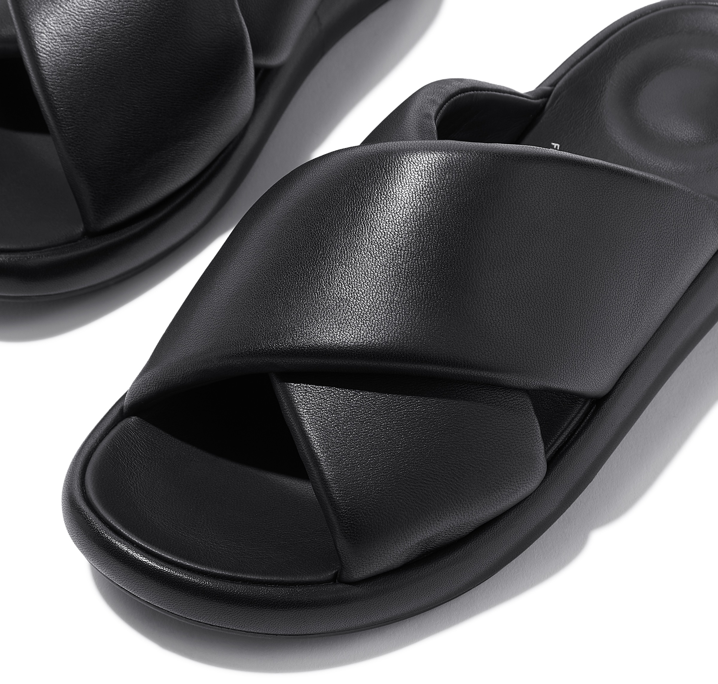 Fitflop Pantolette »iQUSHION D-LUXE«, Flats, Sommerschuh mit gepolsterter Innensohle