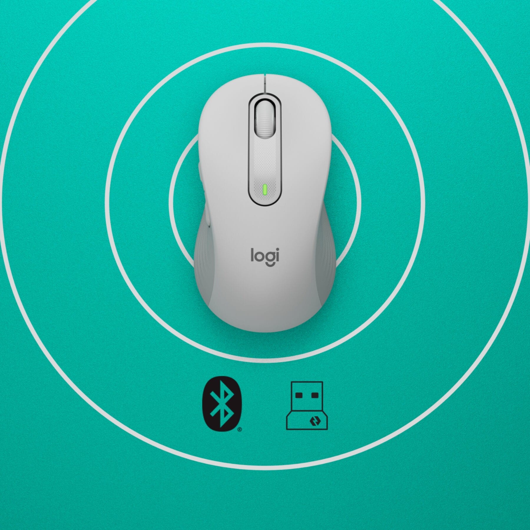 Logitech Maus »Signature M650«, RF kabellos + Bluetooth