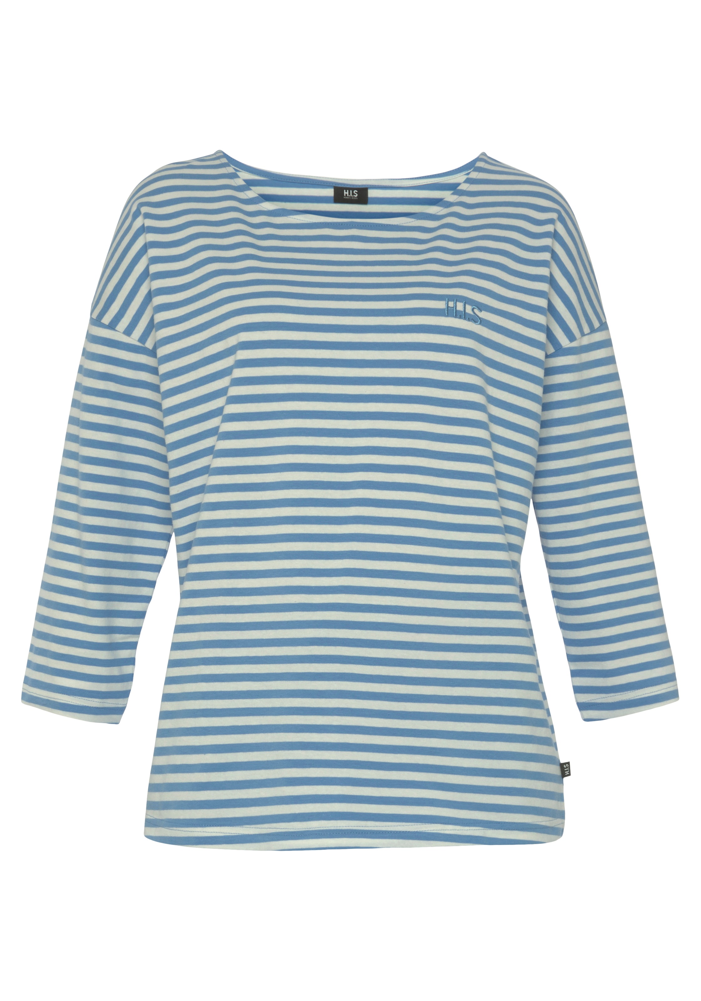 H.I.S Pyjama, (2 tlg.), mit Logostickerei auf der Brust