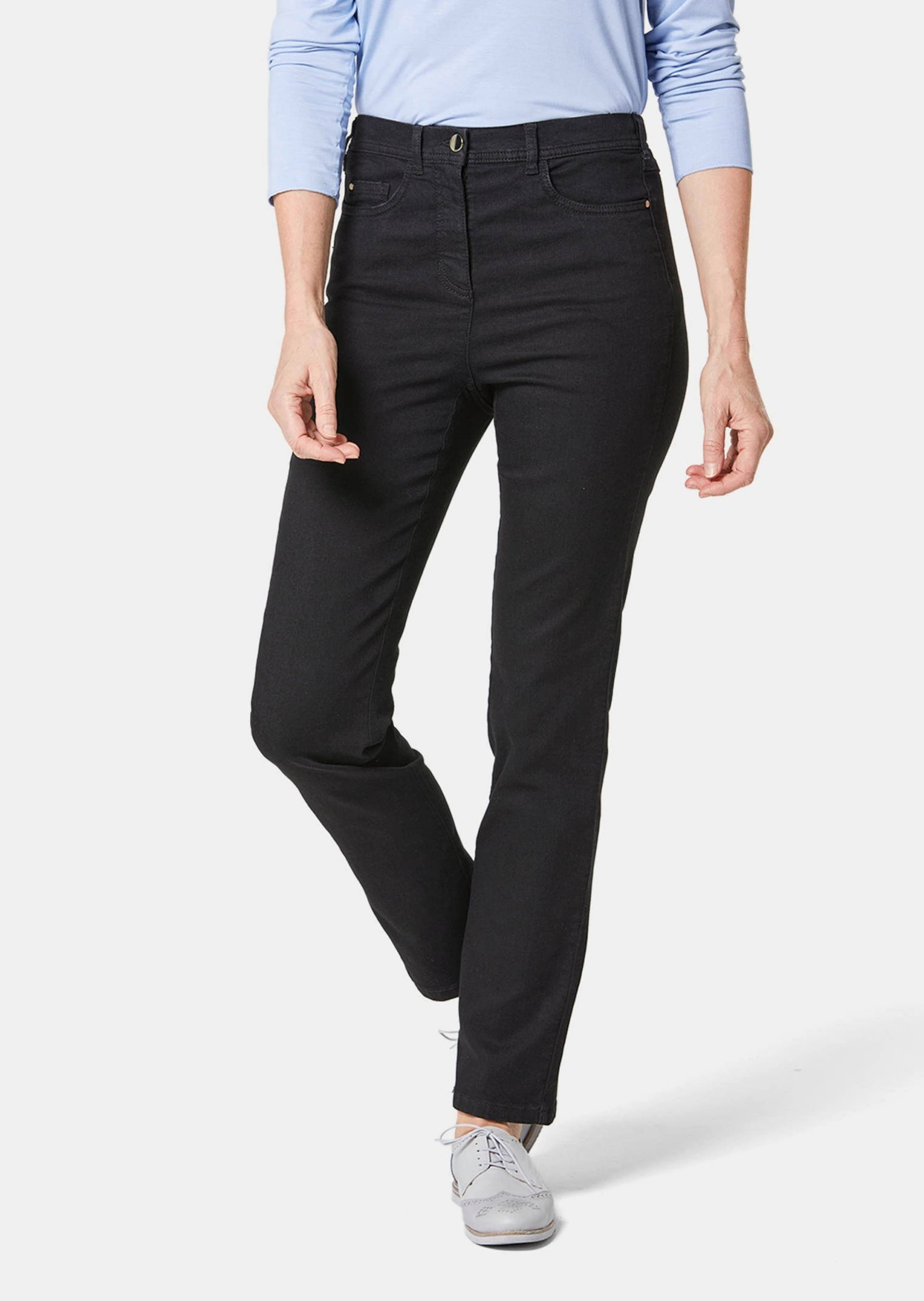 GOLDNER Regular-fit-Jeans »Damen Jeans Slim Fit LOUISA mit Stretch-Anteil«