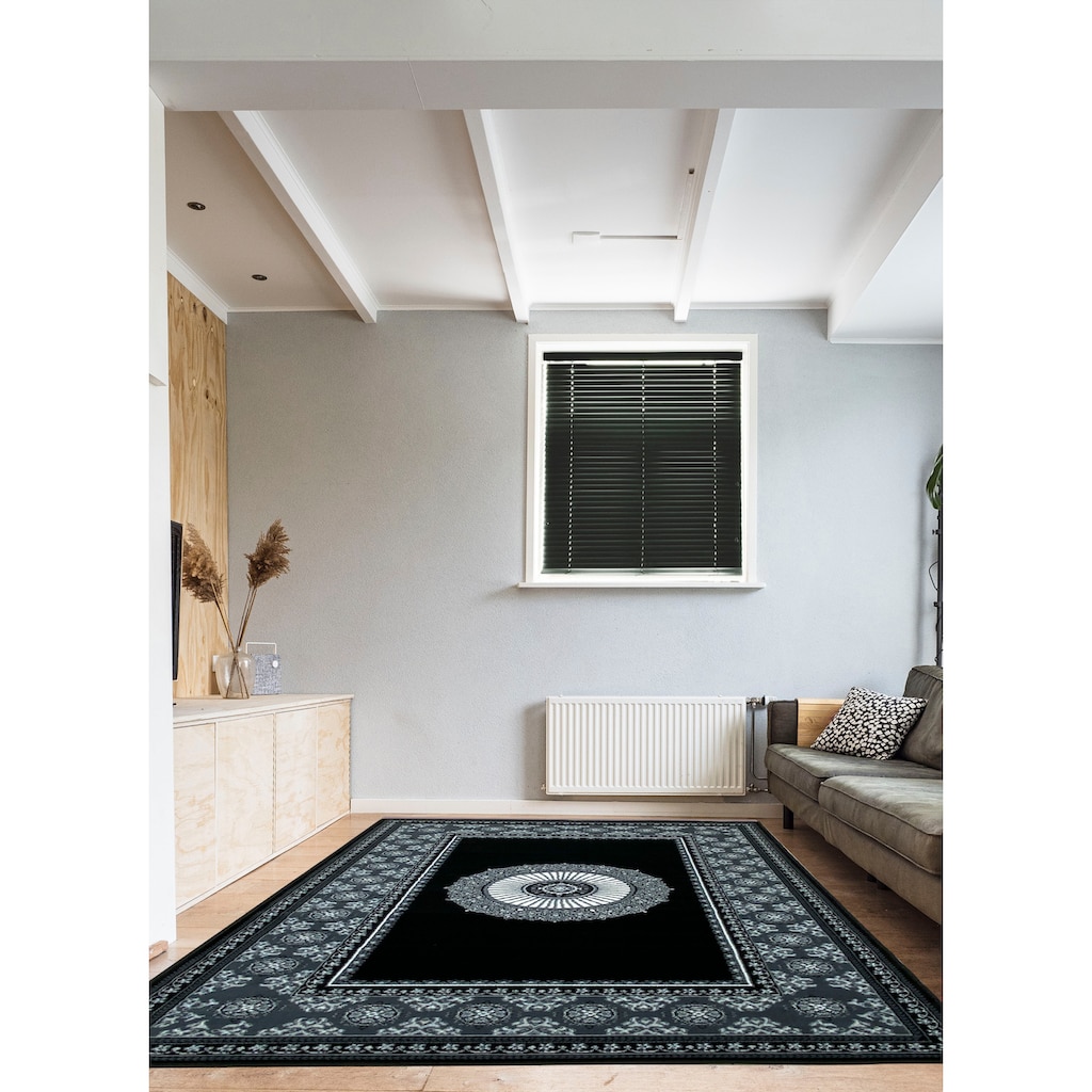 DELAVITA Teppich »Shari«, rechteckig, 7 mm Höhe, Orient - Dekor, Wohnzimmer