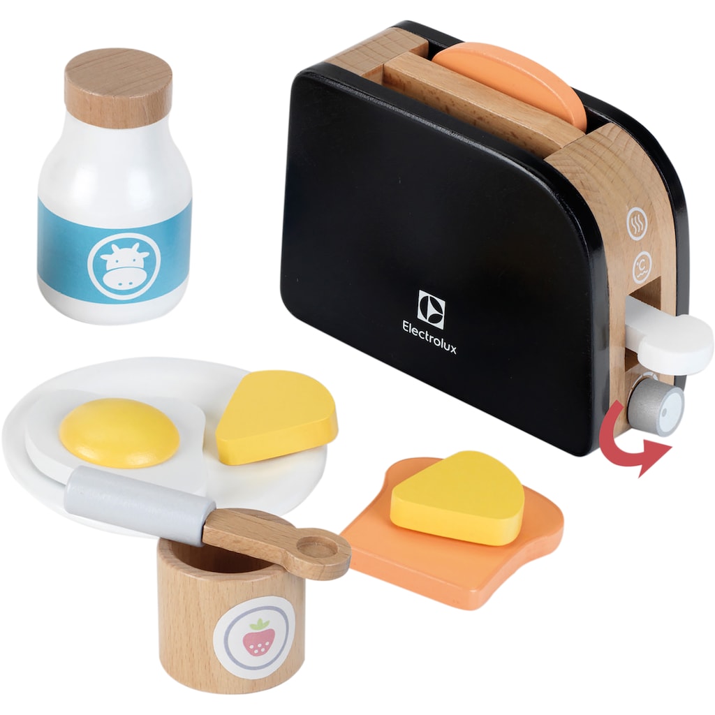 Klein Kinder-Toaster »Holzspielzeug, Electrolux, Holz«, mit Toastscheiben aus Holz