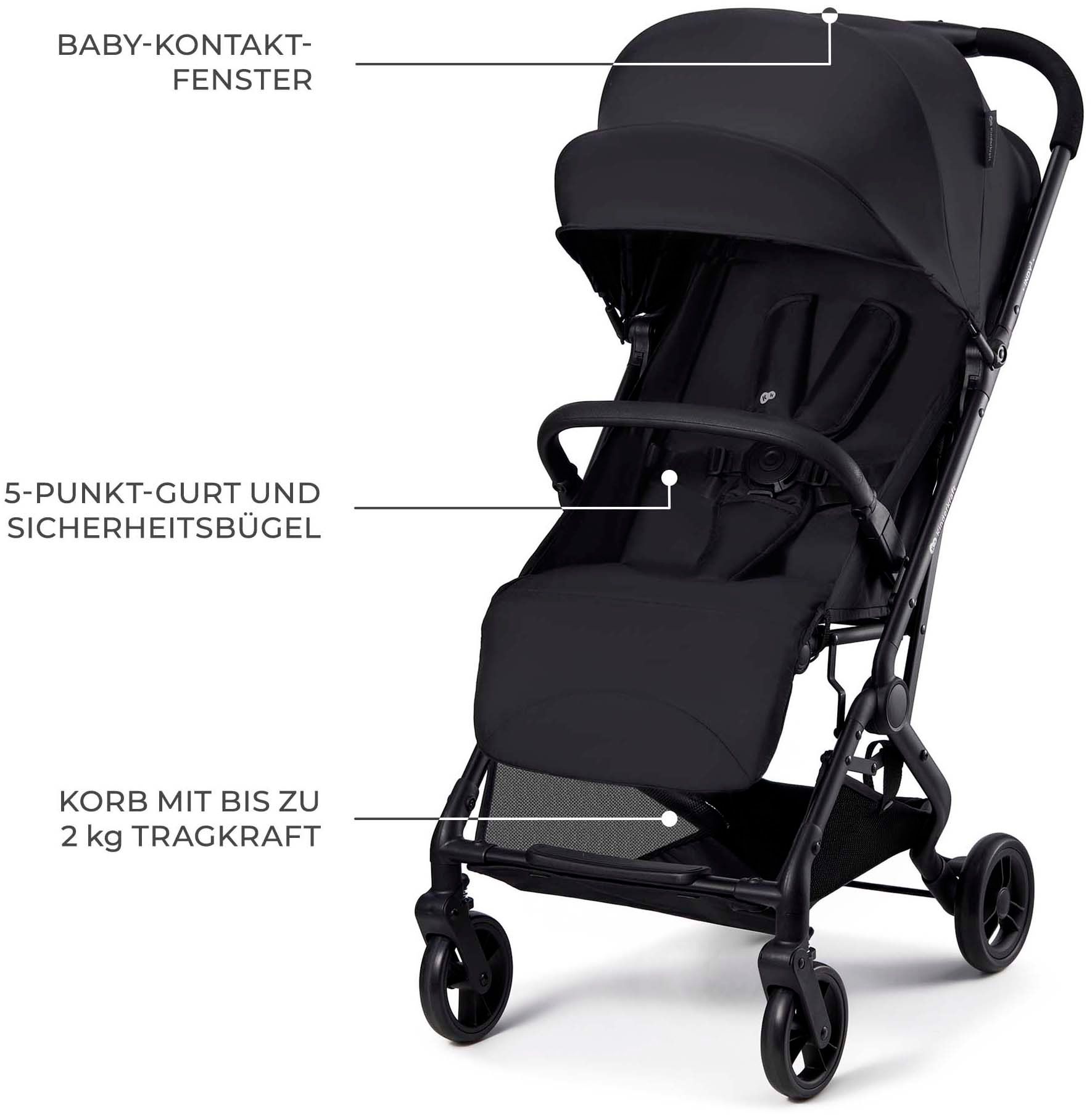Kinderkraft Kinder-Buggy »INDY 3« 15 kg