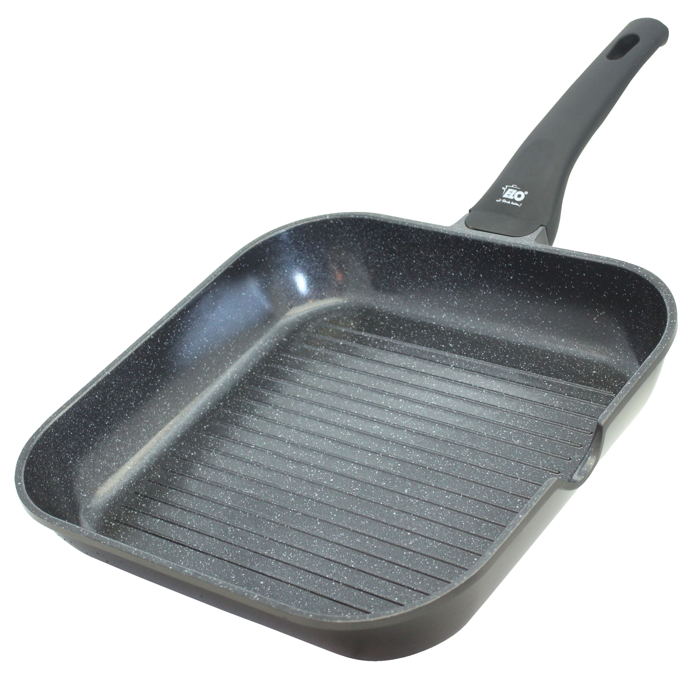 Elo Grillpfanne »Siloncast Grillpfanne 28 cm, mit großer Grillfläche« Aluminiumguss 1 Stk. tlg. antihaftbeschichtet, hitzeisolierender Stiel, für alle Herdarten