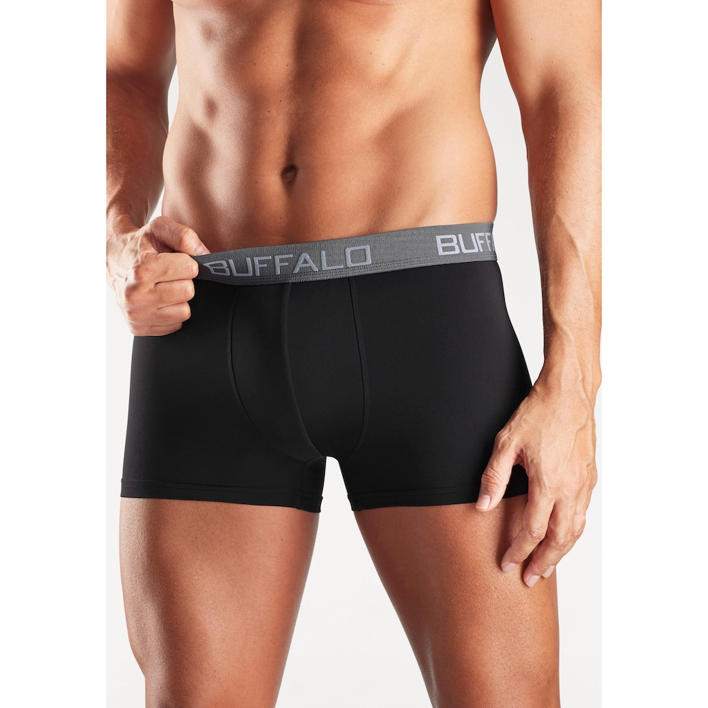 Buffalo Boxer, (Packung, 4er-Pack), unifarbene Retro Pants