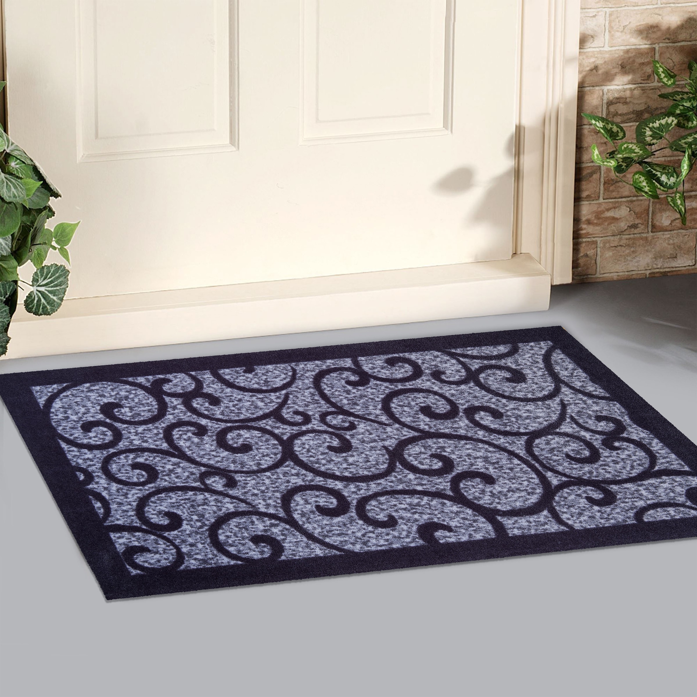 Grund Teppich »Grillo«, rechteckig, und Outdoor Bordüre Teppich mit In- verspieltes geeignet, Design