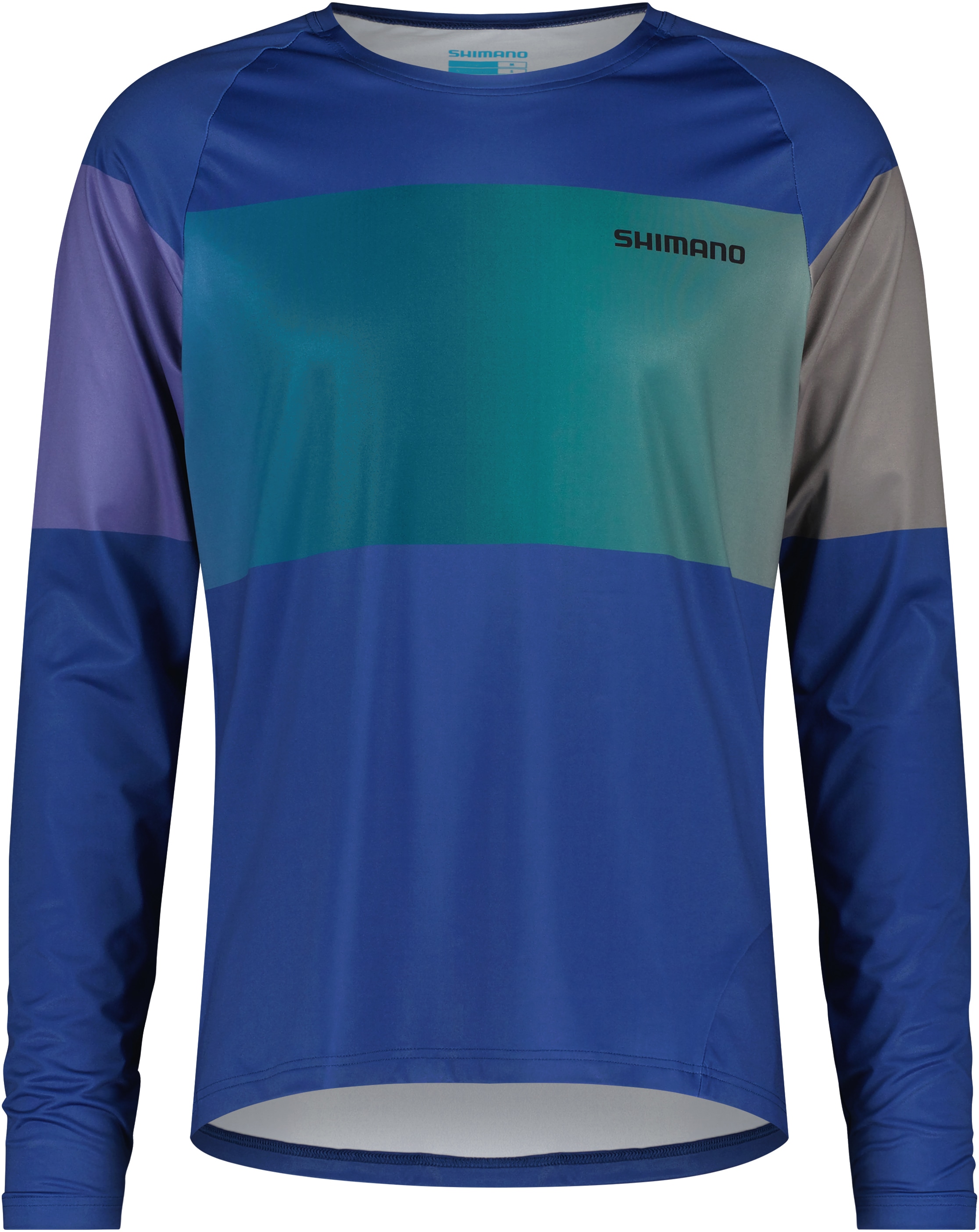 Radtrikot »MYOKO Long Sleeve Jersey Warm Printed, Mirror Navy«