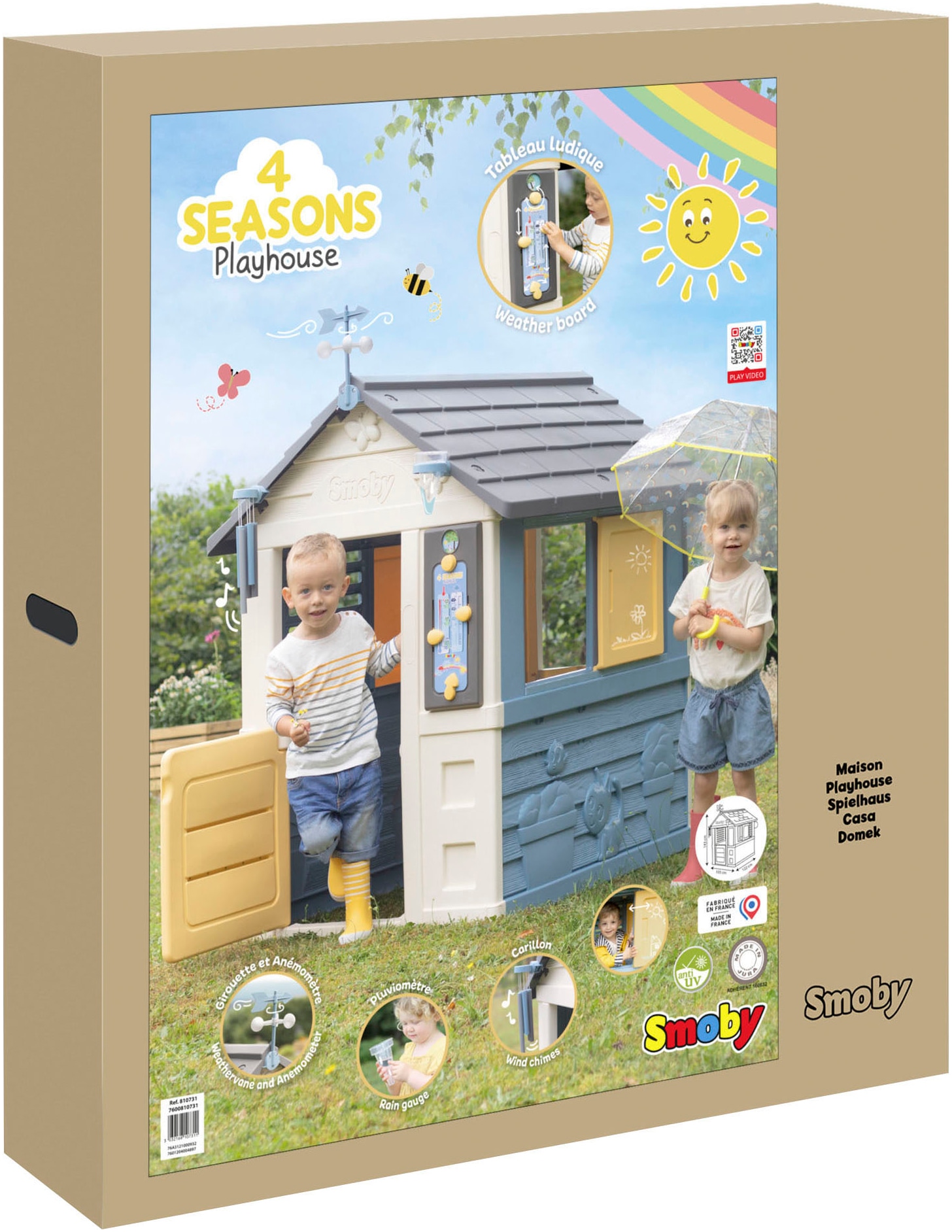 Smoby Spielhaus »4-Seasons«, Made in Europe