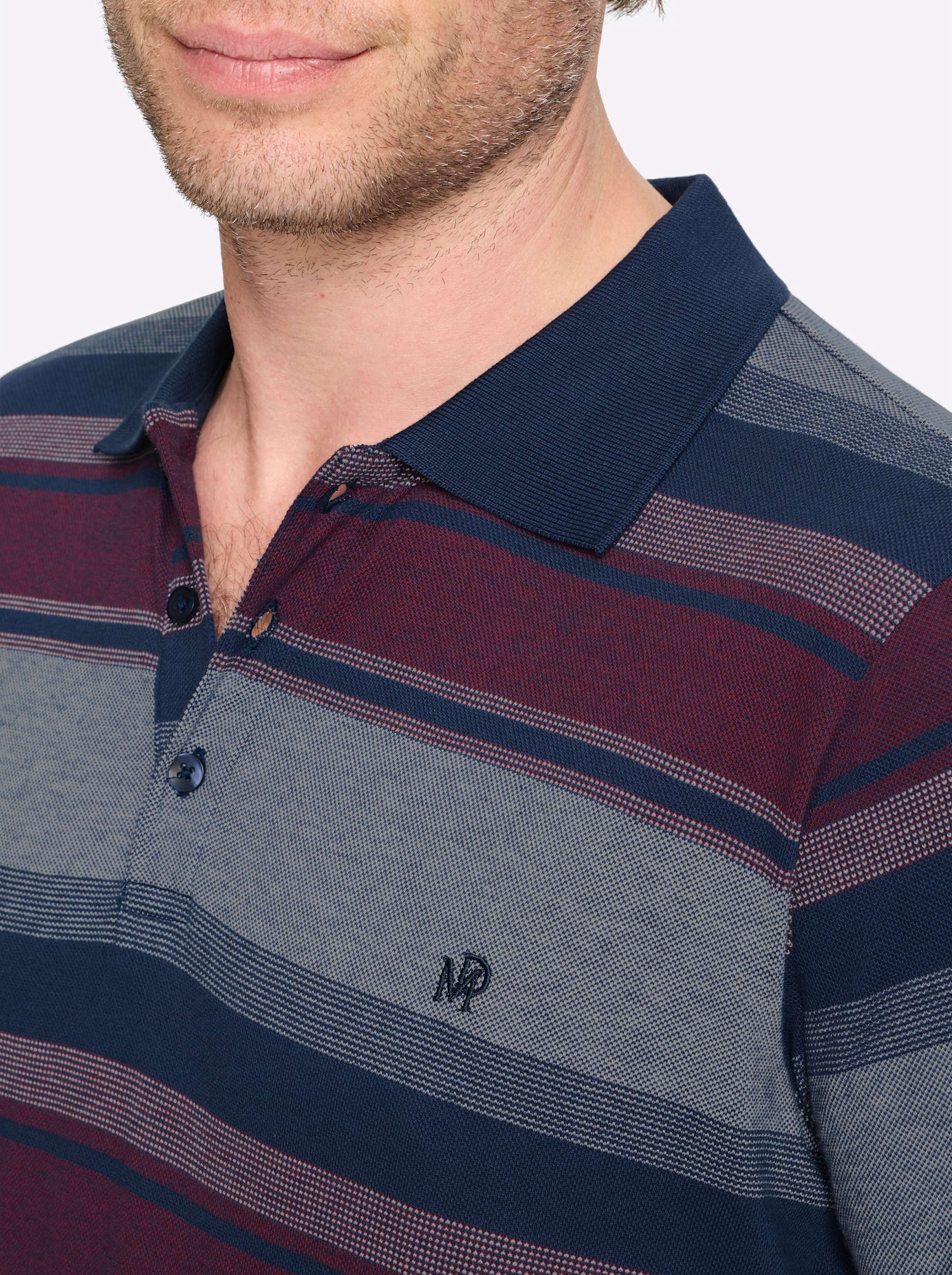 Marco Donati Poloshirt »Langarm-Shirt« 1