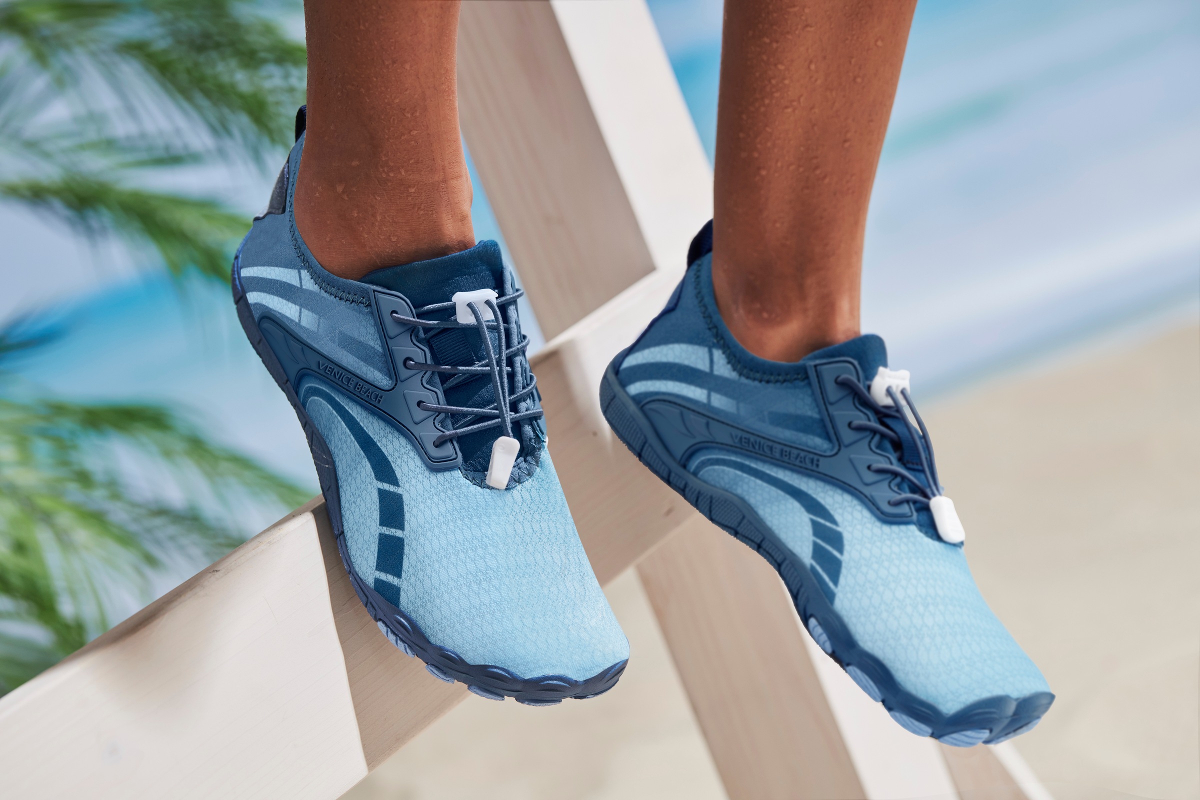 Venice Beach Aquaschuh, mit Kordelzug, Badeschuh, Slipper, Wasserschuh, Unisex VEGAN