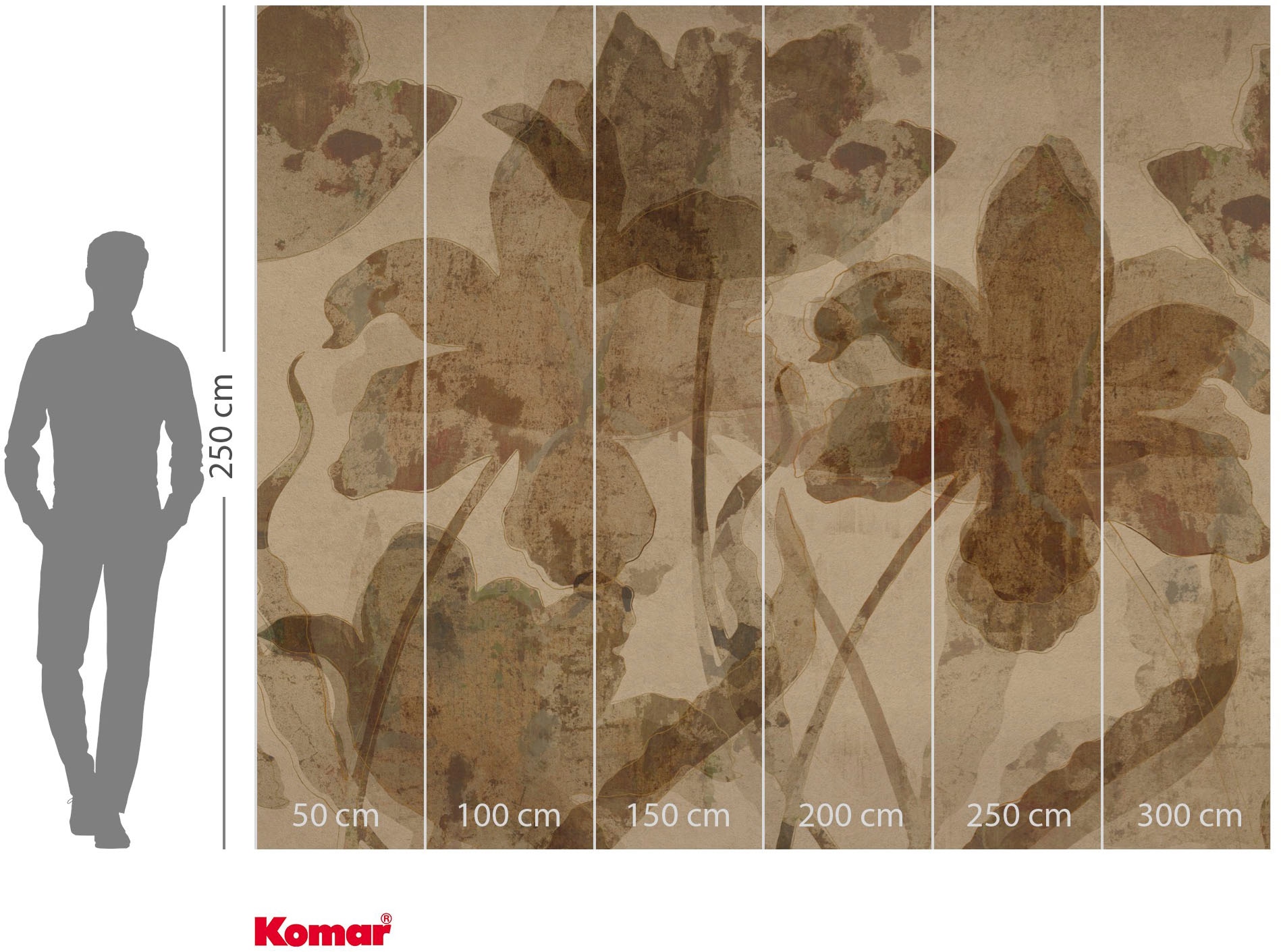 Komar Fototapete »Vlies Fototapete - Petal Whispers - Größe 300 x 250 cm« Motiv | bedruckt glatt