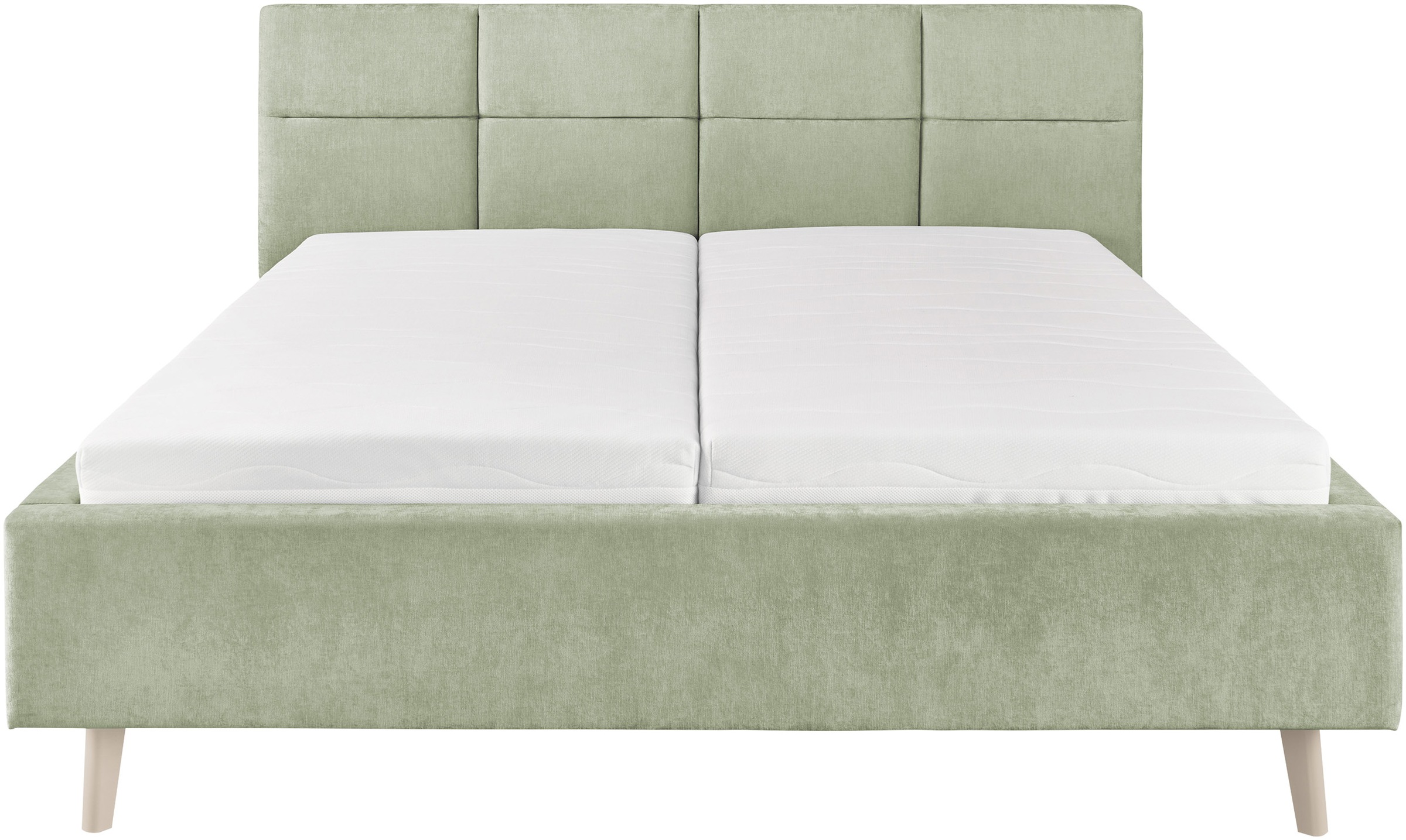 set one by Musterring Polsterbett »Cary, Breite 180cm, inkl. 7-Zonen-Tonnentaschenfederkern-Matratze« Erhältlich in verschiedenen Stofffarbe und Matratzenhärtegraden