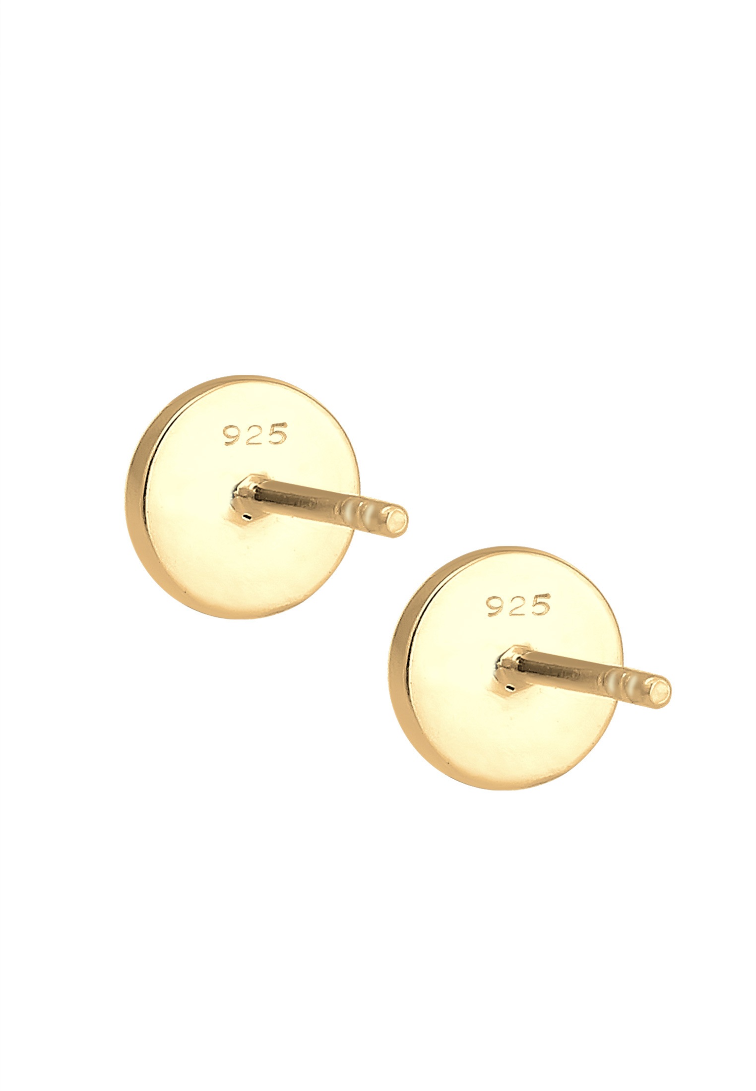 Elli Premium Paar Ohrstecker »Ohrringe Ohrstecker Glas Kristalle Synthetischer Opal Weiß 925 Sterling Silber«