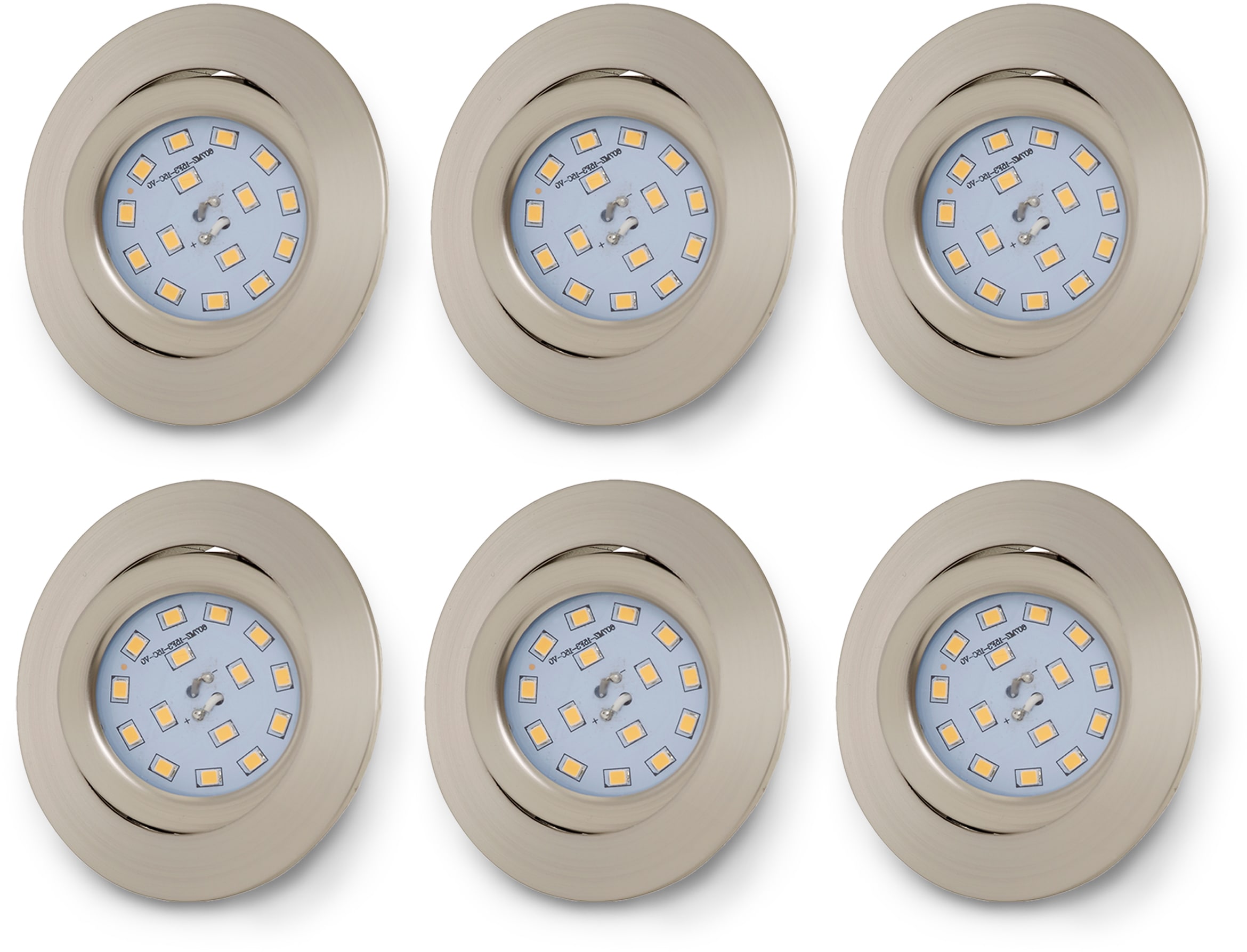 B.K.Licht LED Einbauleuchte kaufen 3.000K mit | 400lm »Kiro«, 5W inkl. online Einbaustrahler, 6 XXL LED flammig-flammig, 3 ultra-flach, Jahren schwenkbar, Garantie