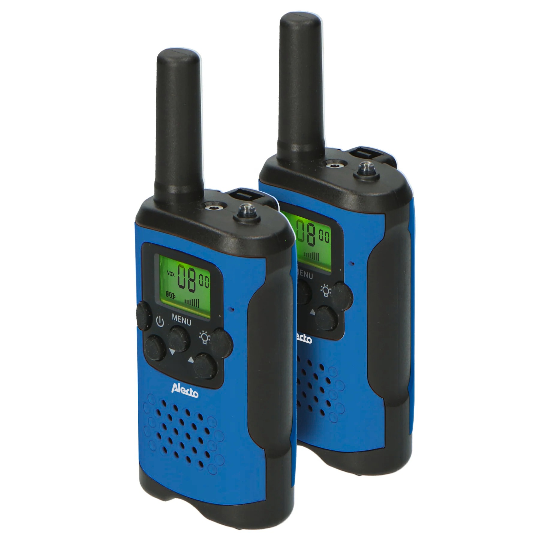 Alecto Walkie Talkie »FR-115 Walkie-Talkie-Set«, (Set, bestehend aus 2x Alecto FR115 und 2x Gürtelclip)