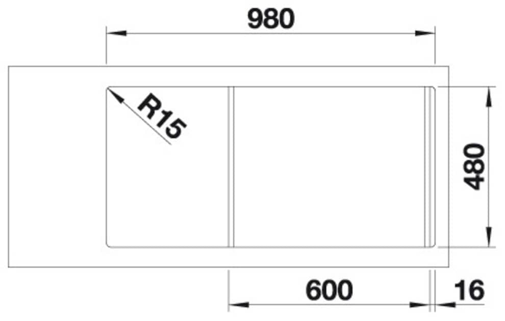 Blanco Granitspüle »FARON XL 6 S«, erhältlich in mehreren Farben