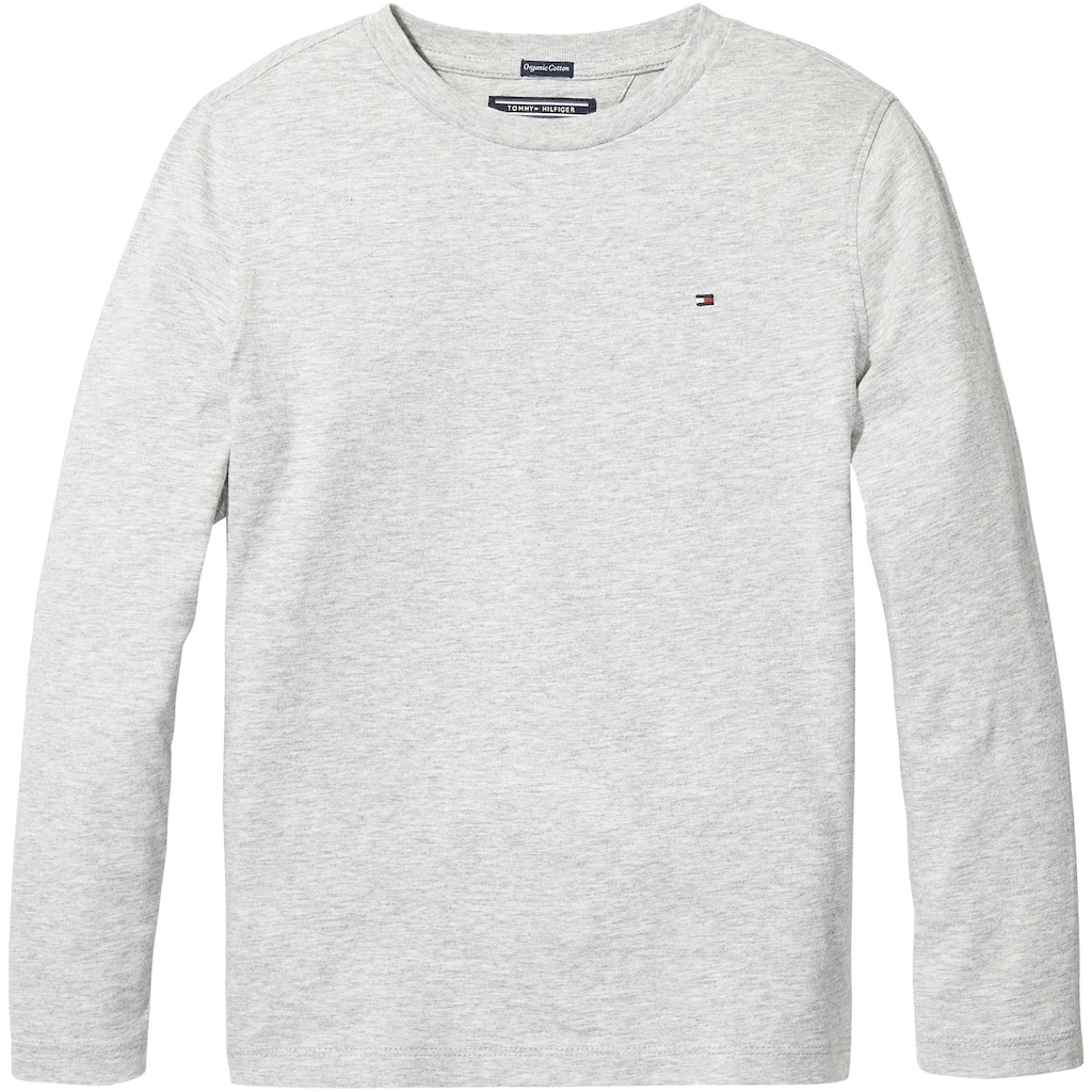 Tommy Hilfiger Langarmshirt »BOYS BASIC CN KNIT L/S«