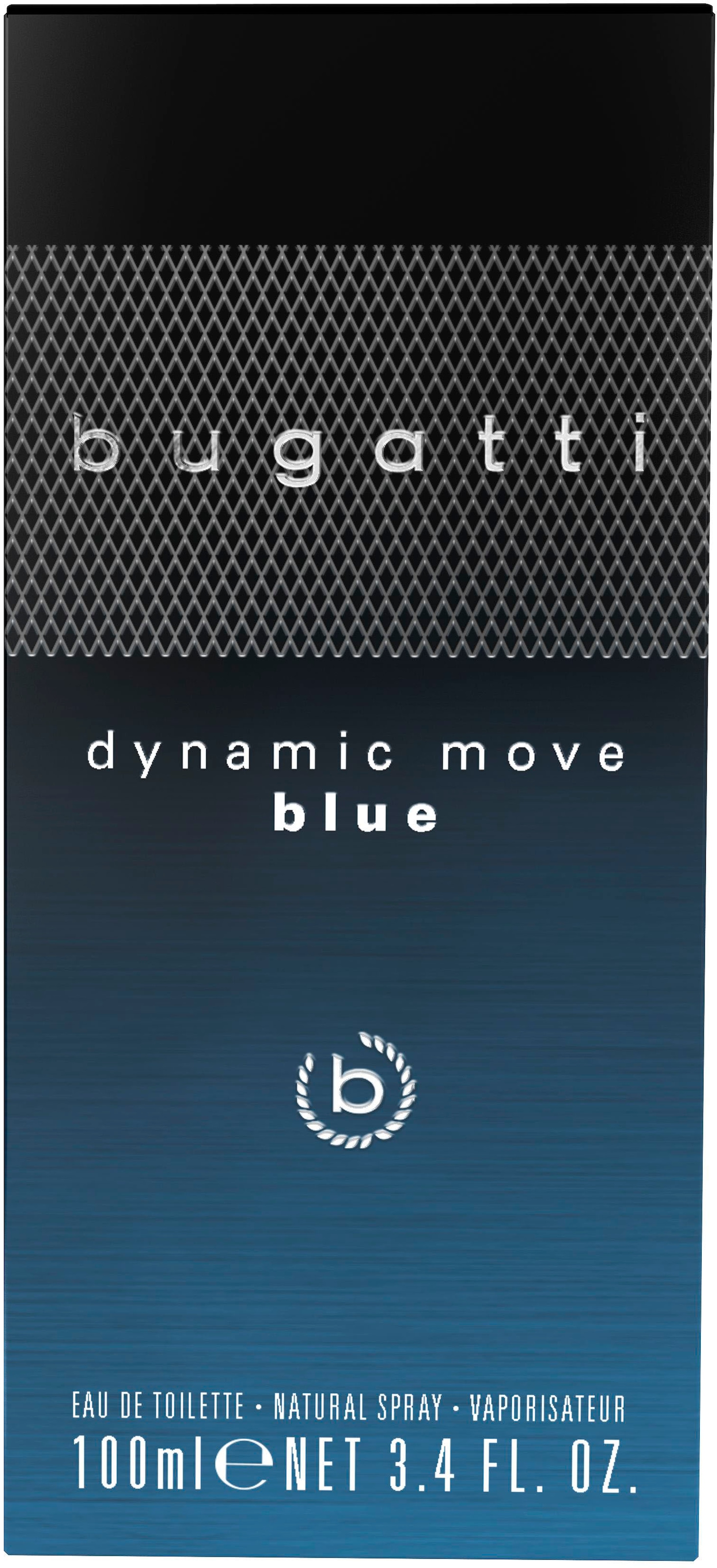 bugatti Eau de Toilette »Dynamic Move Blue EdT 100ml«