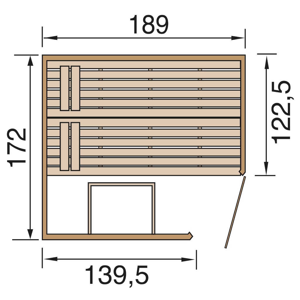 weka Sauna »Valida«