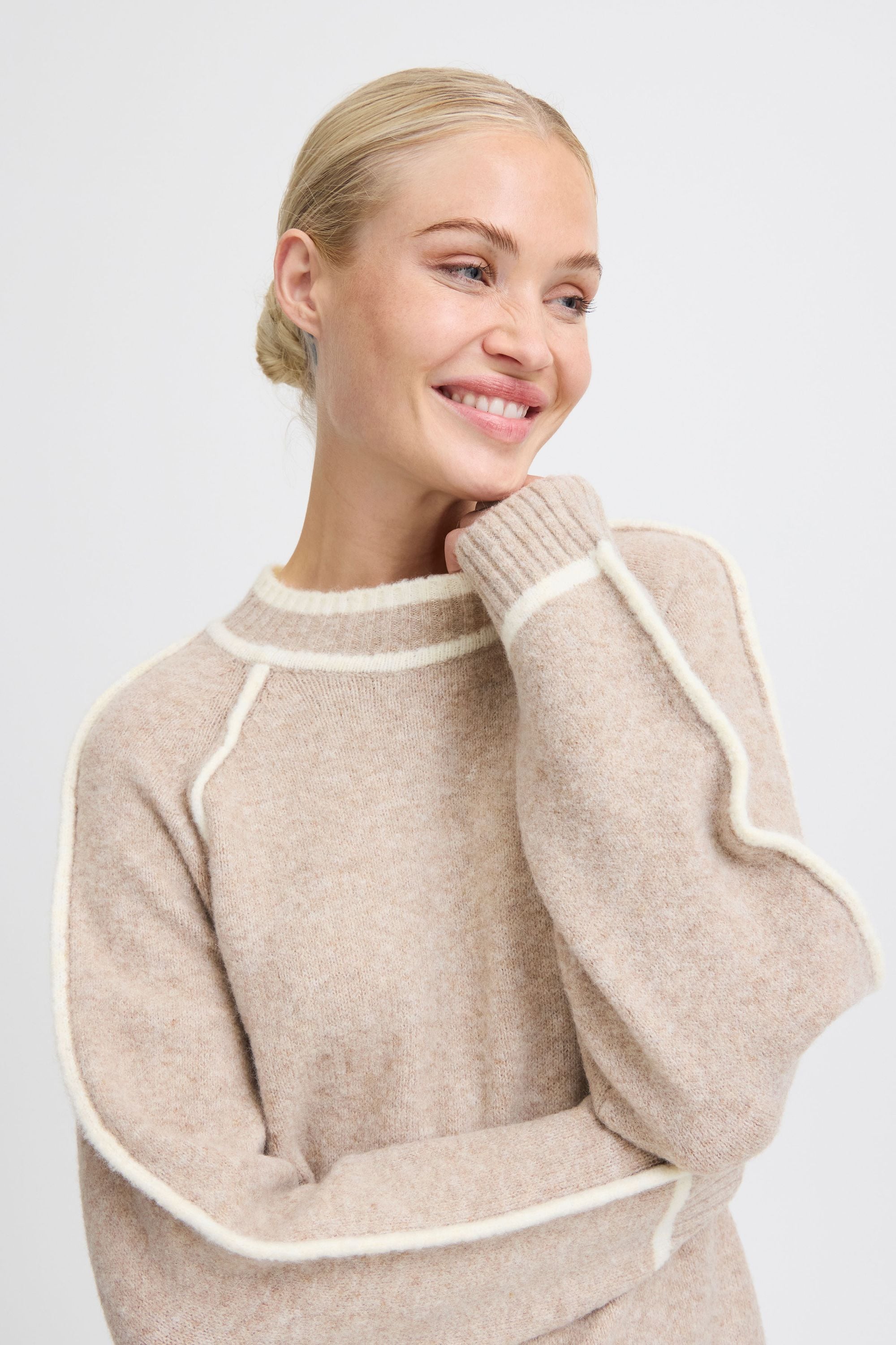 b.young Strickpullover »Strickpullover BYNINNA W. TURTLENECK -«