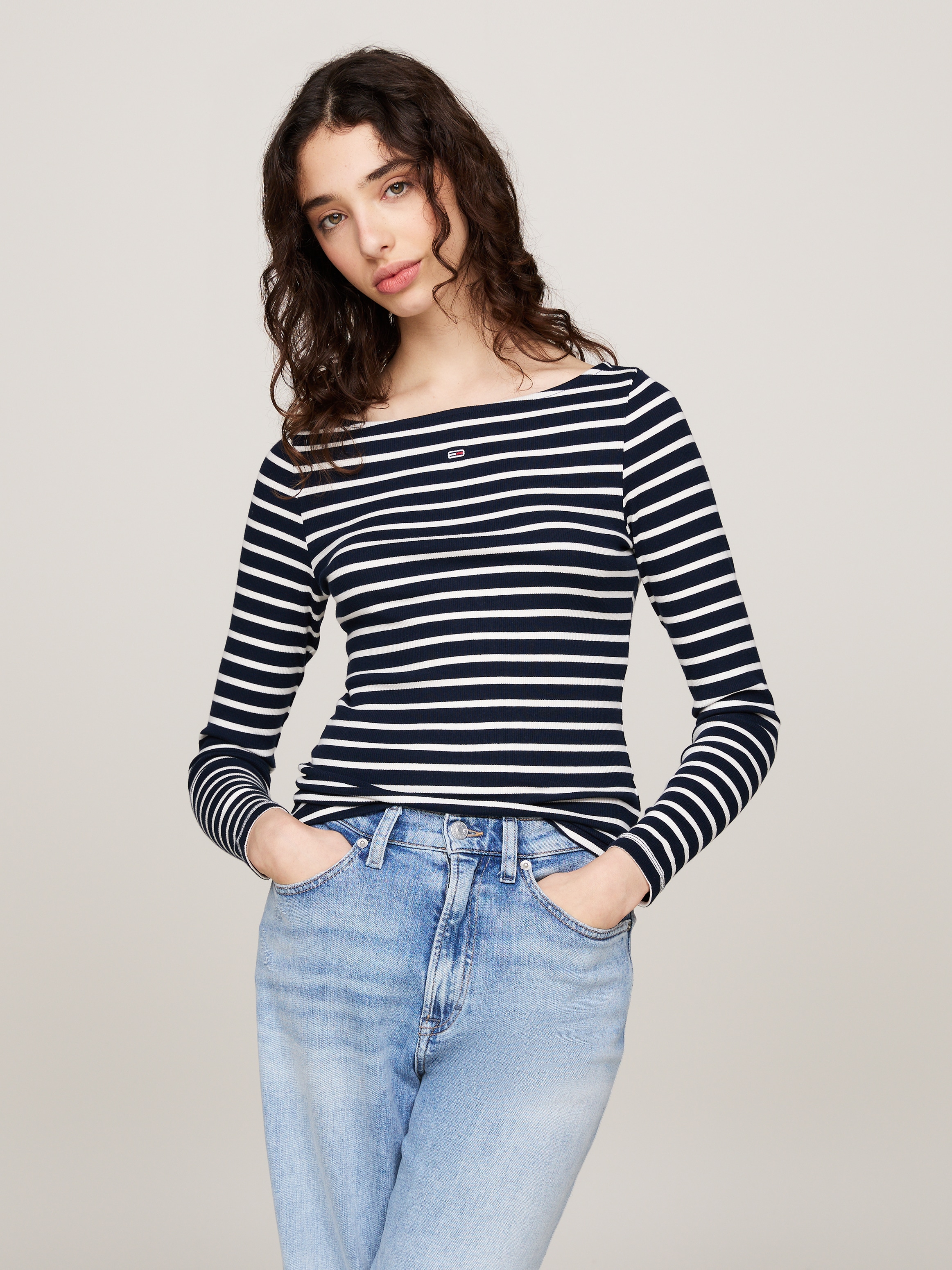 Langarmshirt »TJW BRETON STRIPE LS«, im Streifendesign