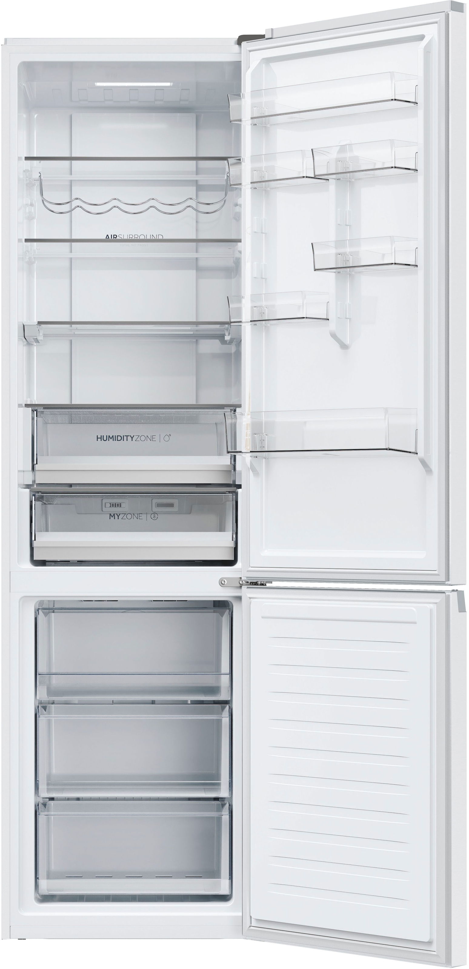 Haier Kühl-/Gefrierkombination 2D 60 SERIES 5 PRO »HDPW5620CNPW«, 205 cm hoch, 60 cm breit, MyZone Plus, HumidityZone, Total No Frost