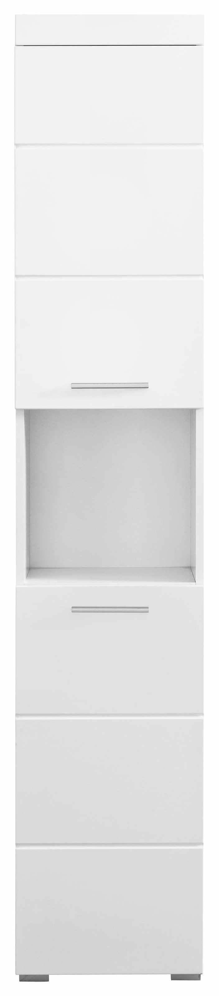 welltime Hochschrank »Avena«, Badschrank mit 2 Türen & 1 Fach - (B/T/H) 37/31/190 cm