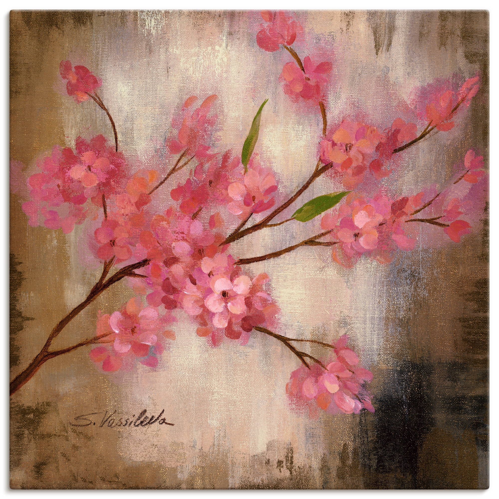 Artland Wandbild »Kirschblüte I«, Poster oder (1 Größen Leinwandbild, in als bestellen versch. bequem St.), Wandaufkleber Blumen