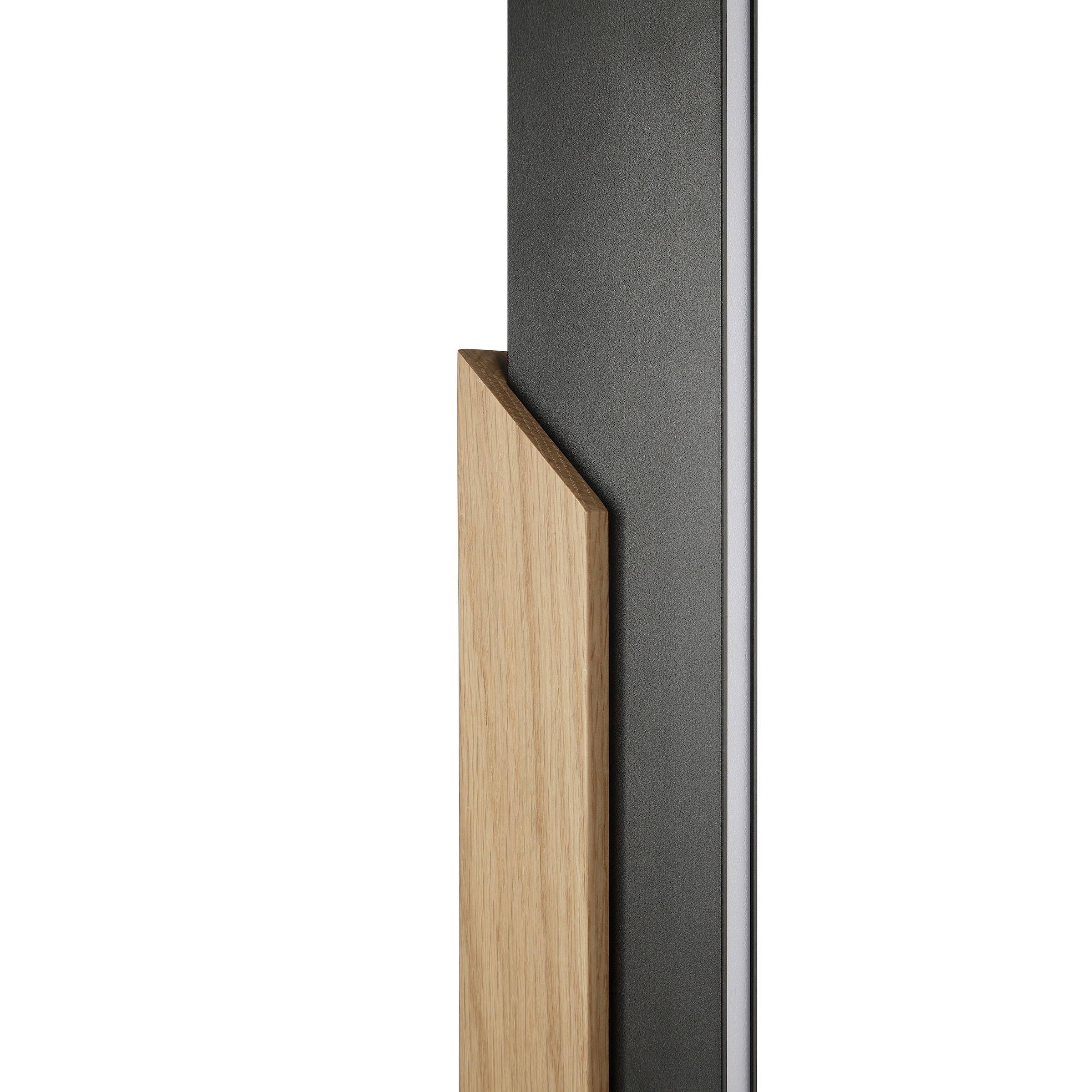 lumiCouture LED Stehlampe »Arcus« LED-Modul 1 Stk. Warmweiß Höhe 122 cm, 3400 Lumen, 2700 Kelvin, Metall/Holz, schwarz/braun
