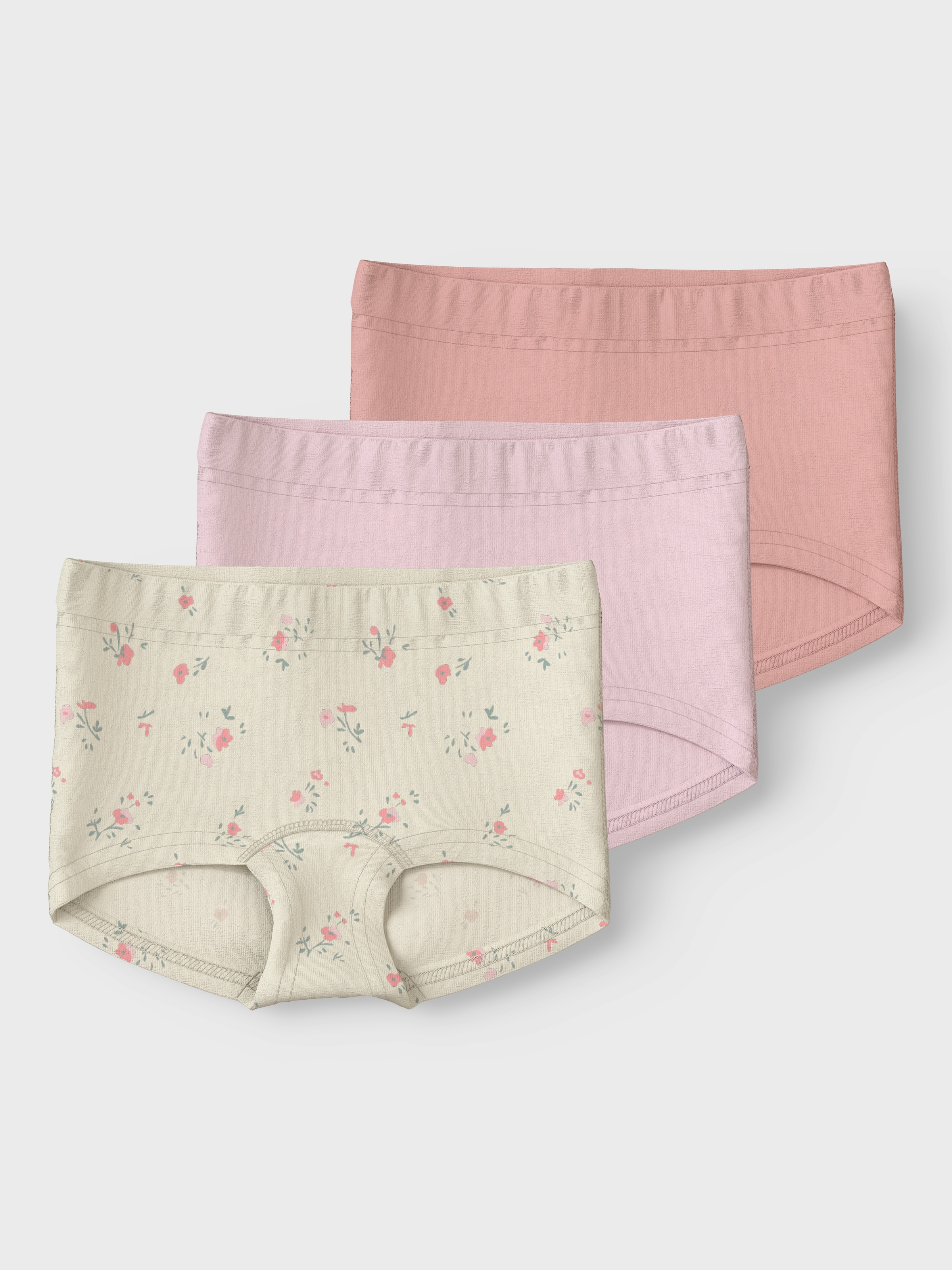 Name It Panty »NMFTIGHTS 3P FLOWER NOOS«, (Packung, 3 St.)