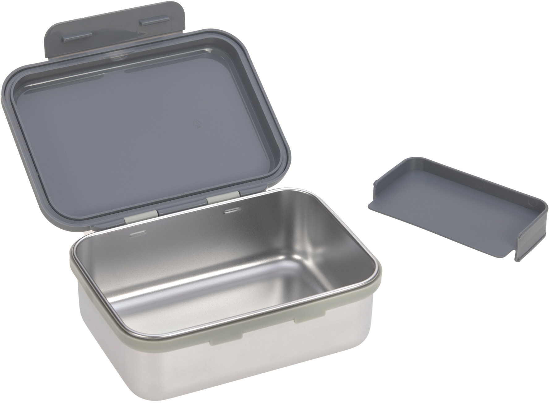 LÄSSIG Lunchbox »Safari, Tiger, Grey«, (1 tlg.)
