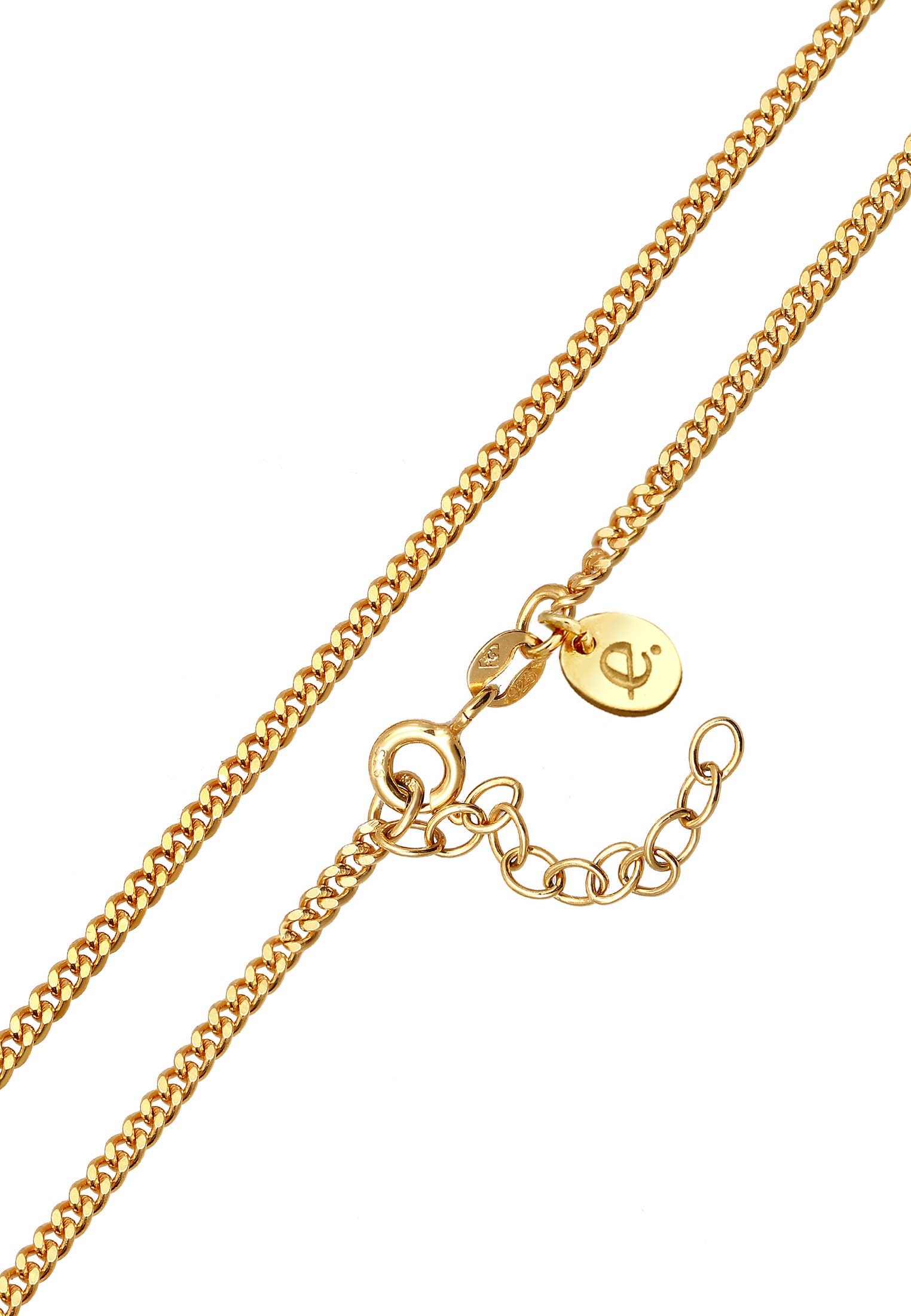Elli Premium Silberkette »Halskette Citrine Oval Cabochon Klassik 925 Silber«