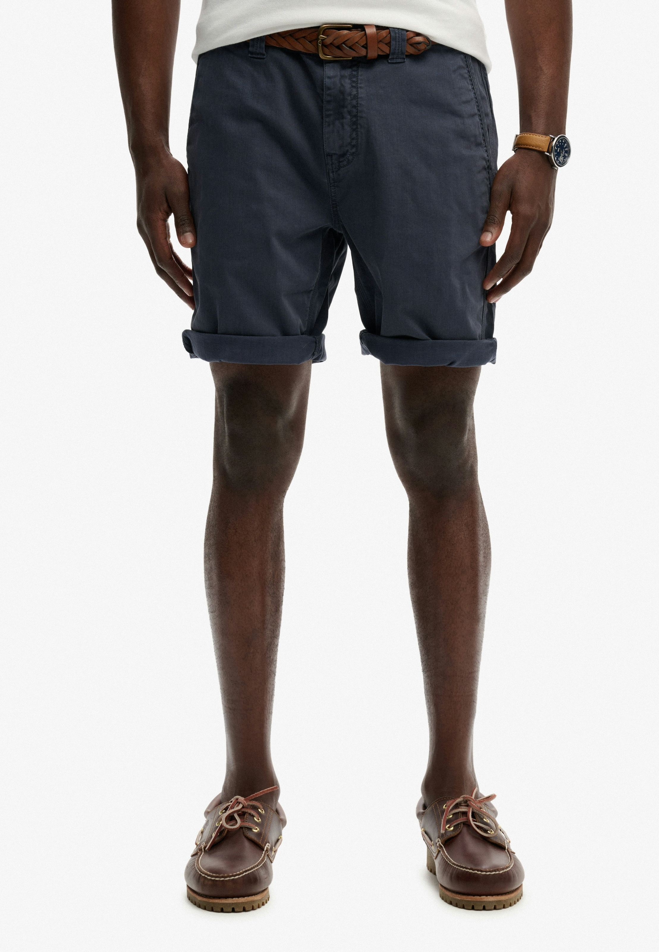 Superdry Chinoshorts »UTILITY CHINO SHORT«  mit Baumwollmischung, Relaxed Fit, knielang, aus Webmaterial