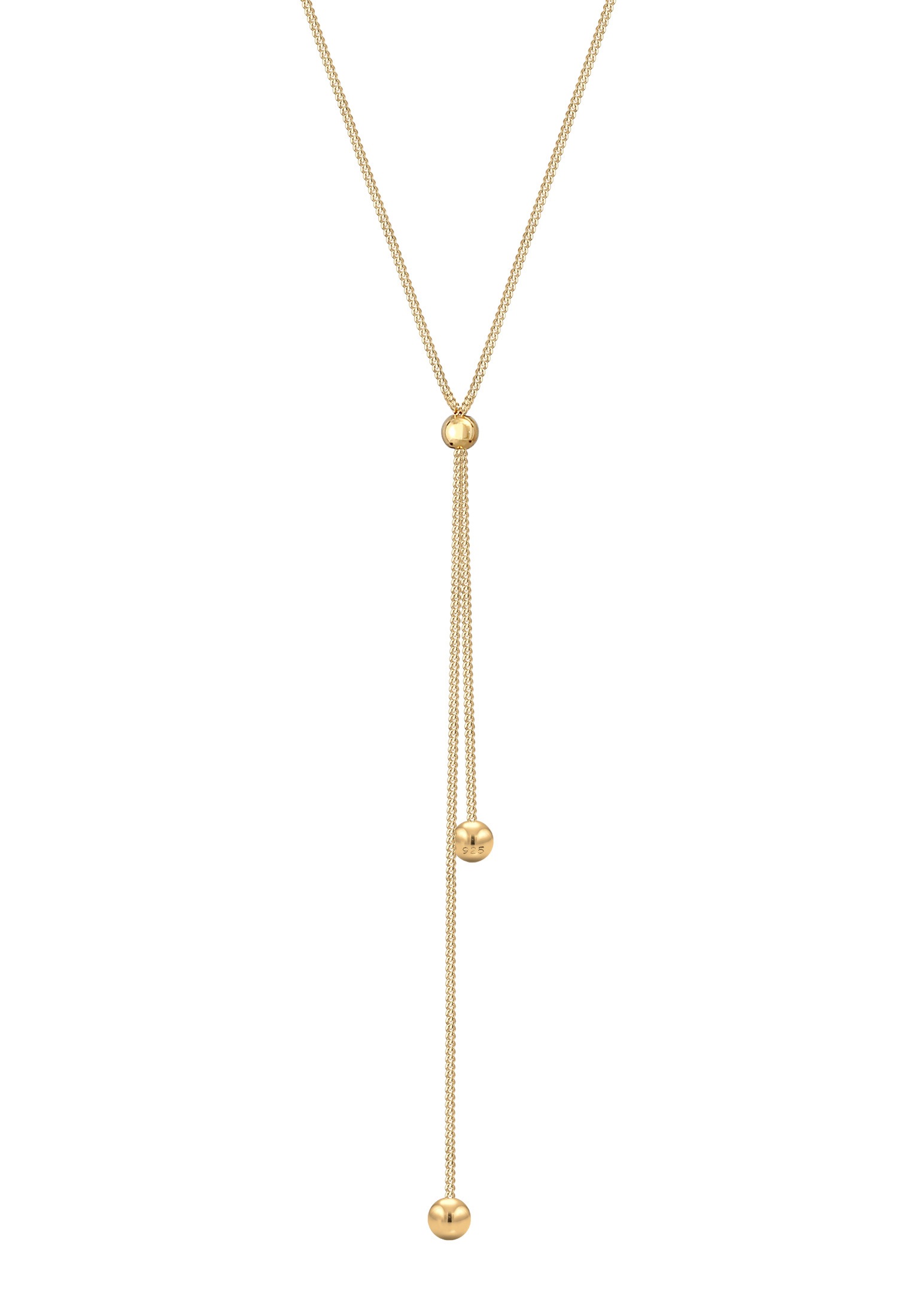 Elli Y-Kette »Halskette Y-Kette Kugel Ball 925 Sterling Silber«