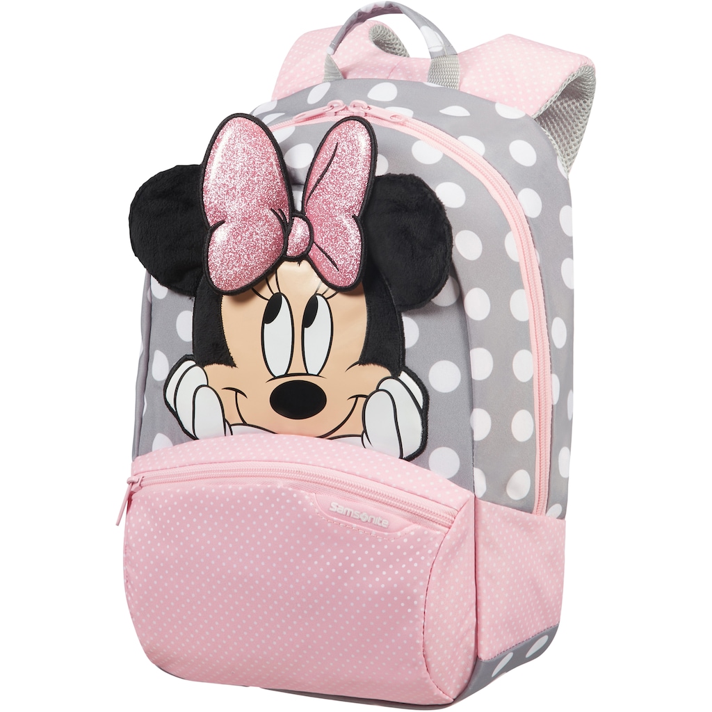 Samsonite Kinderrucksack »Disney Ultimate 2.0, S+, Minnie Glitter«, reflektierende Details