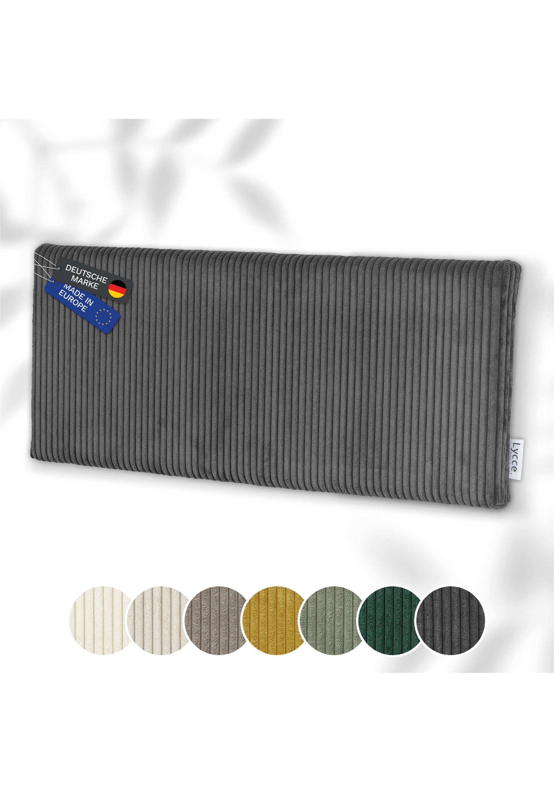 Lycce Rückenkissen »Wandkissen Wandkissen Cord 1er Pack«