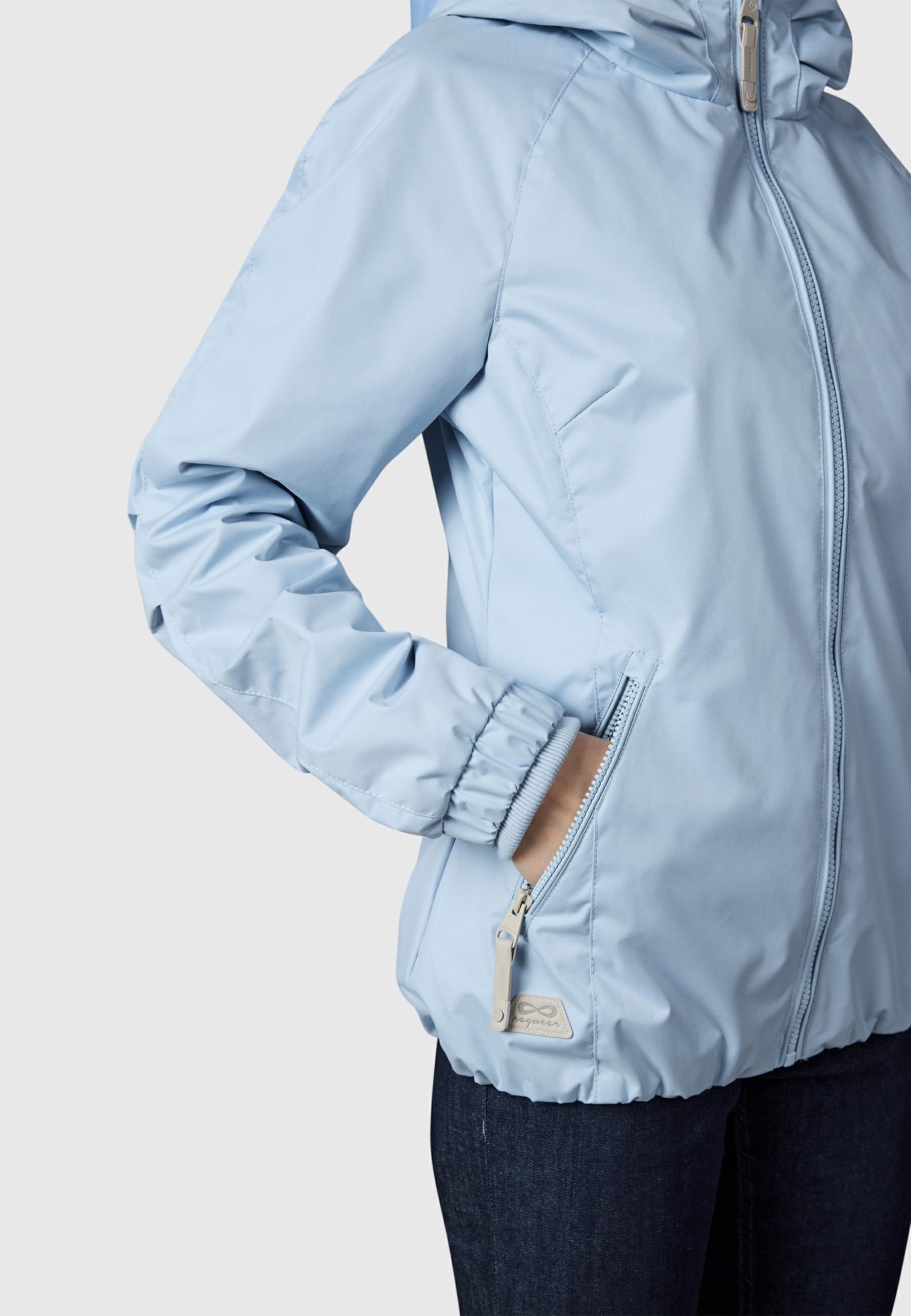 Ragwear Outdoorjacke »Übergangsjacke Dizzie« mit Kapuze Wasserdichte Übergangsjacke mit großer Kapuze