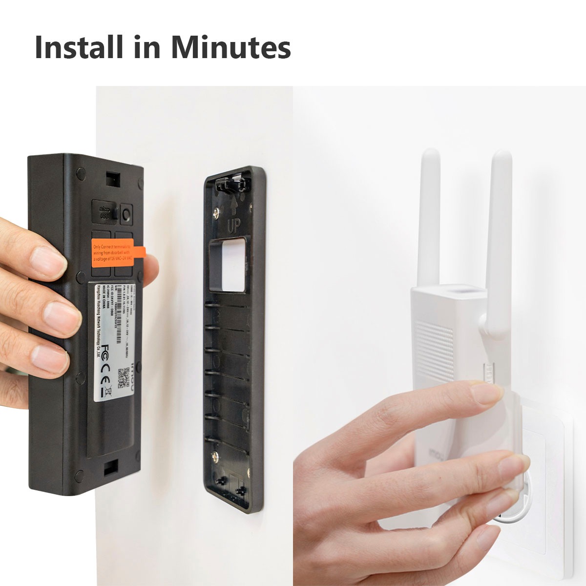 Imou Überwachungskamera »Smart Kamera-Türklingel DB60 Kit«, Außenbereich