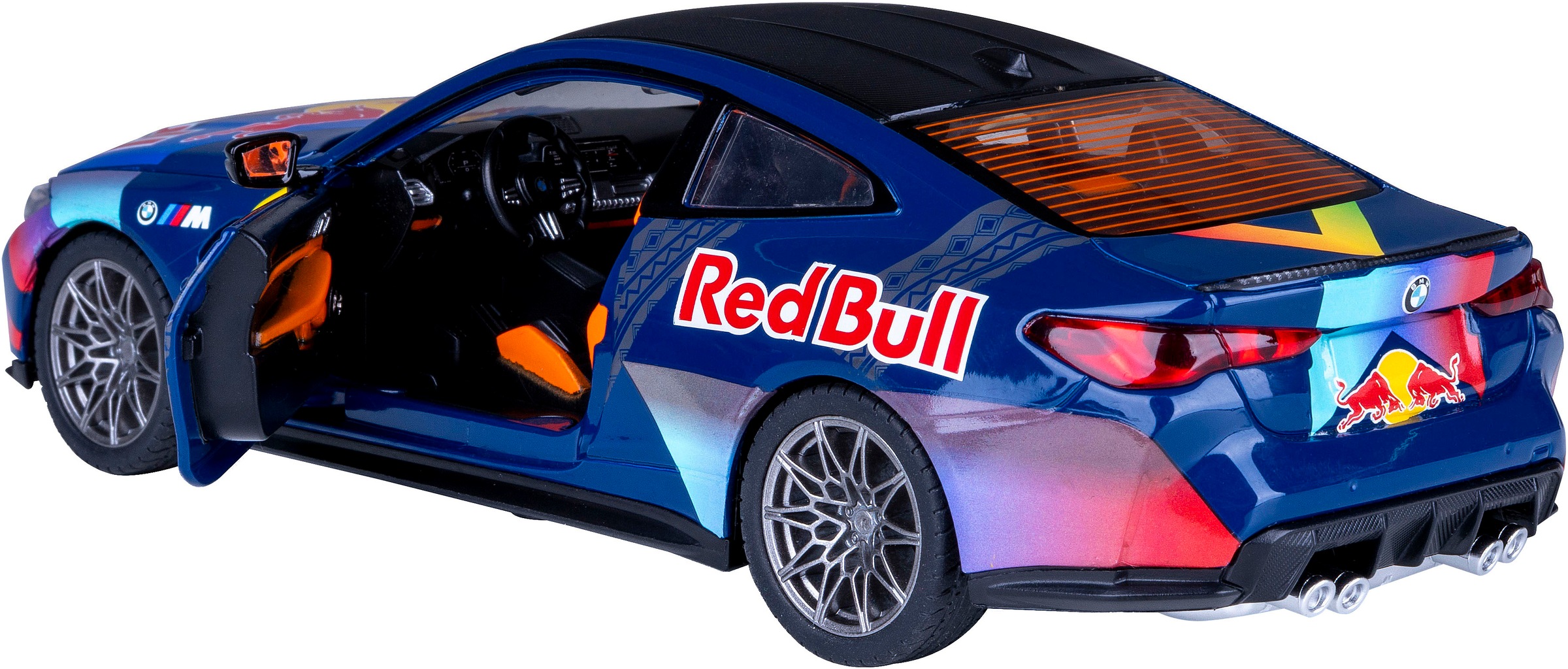 Jamara Spielzeug-Auto »Diecast BMW M4 blau inklusive Batterien« LED Licht; Maßstab 1:24